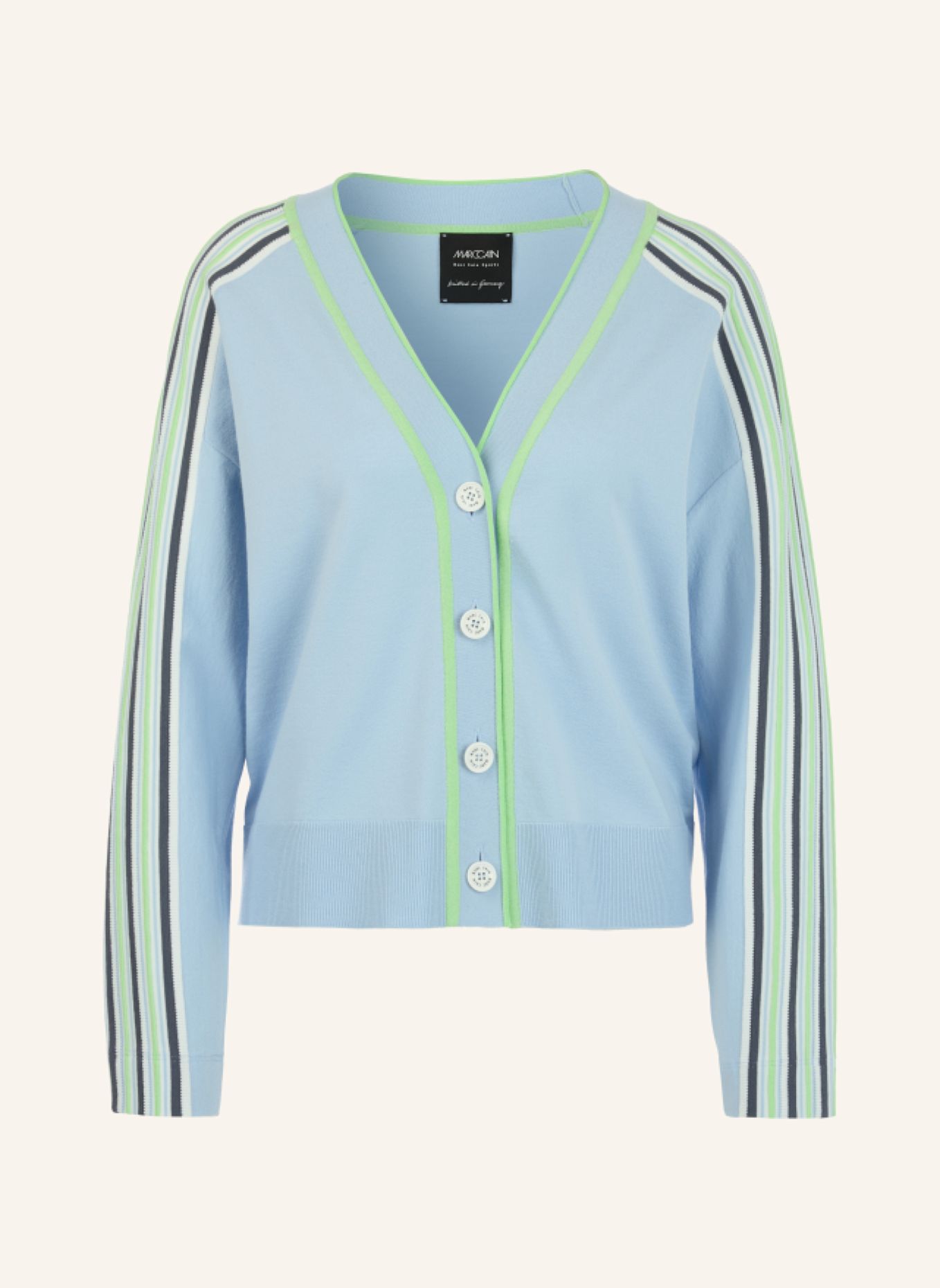 MARC CAIN Cardigan: HELLBLAU