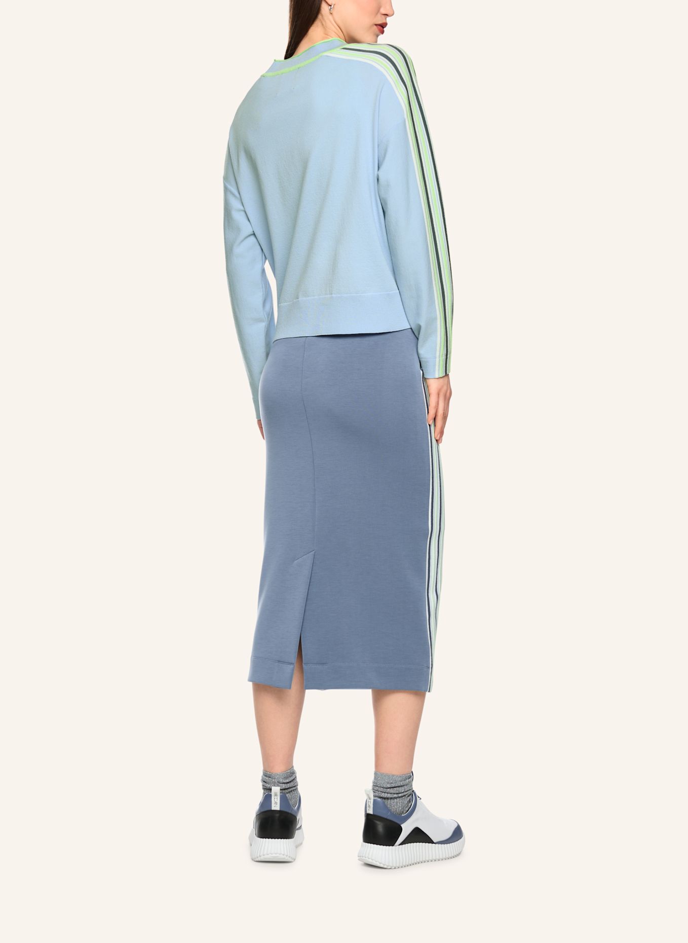 MARC CAIN Cardigan: HELLBLAU