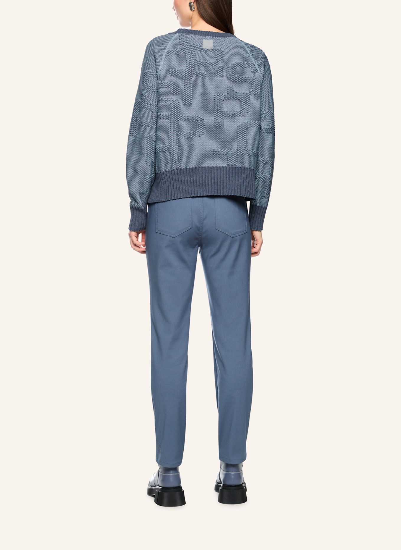 MARC CAIN Pullover: GRAU