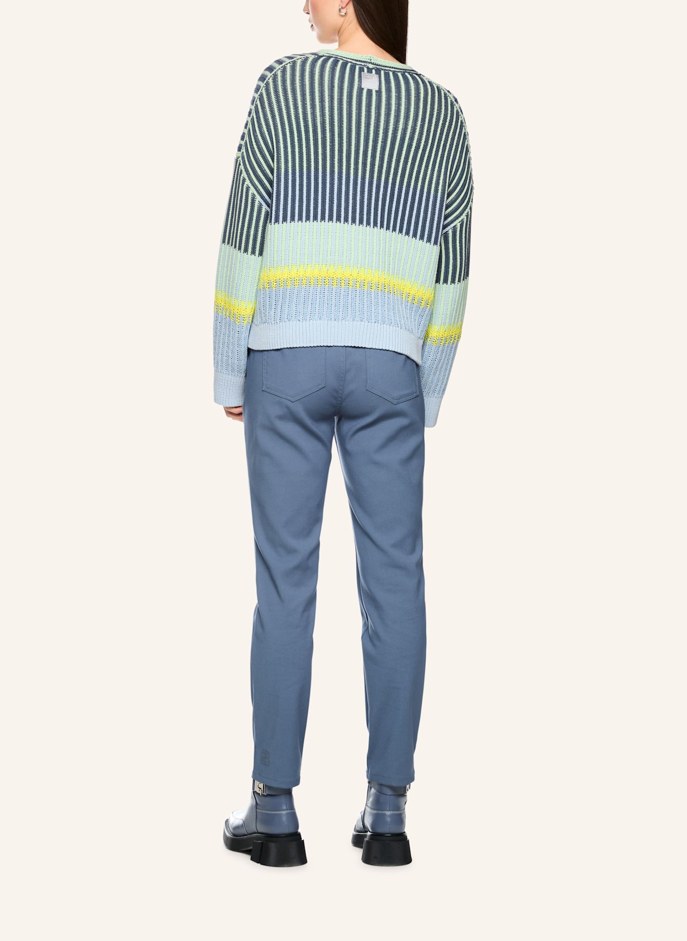 MARC CAIN Pullover: HELLBLAU
