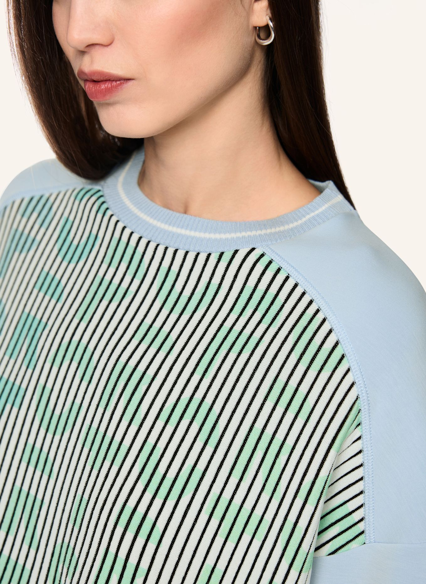 MARC CAIN Pullover: HELLBLAU