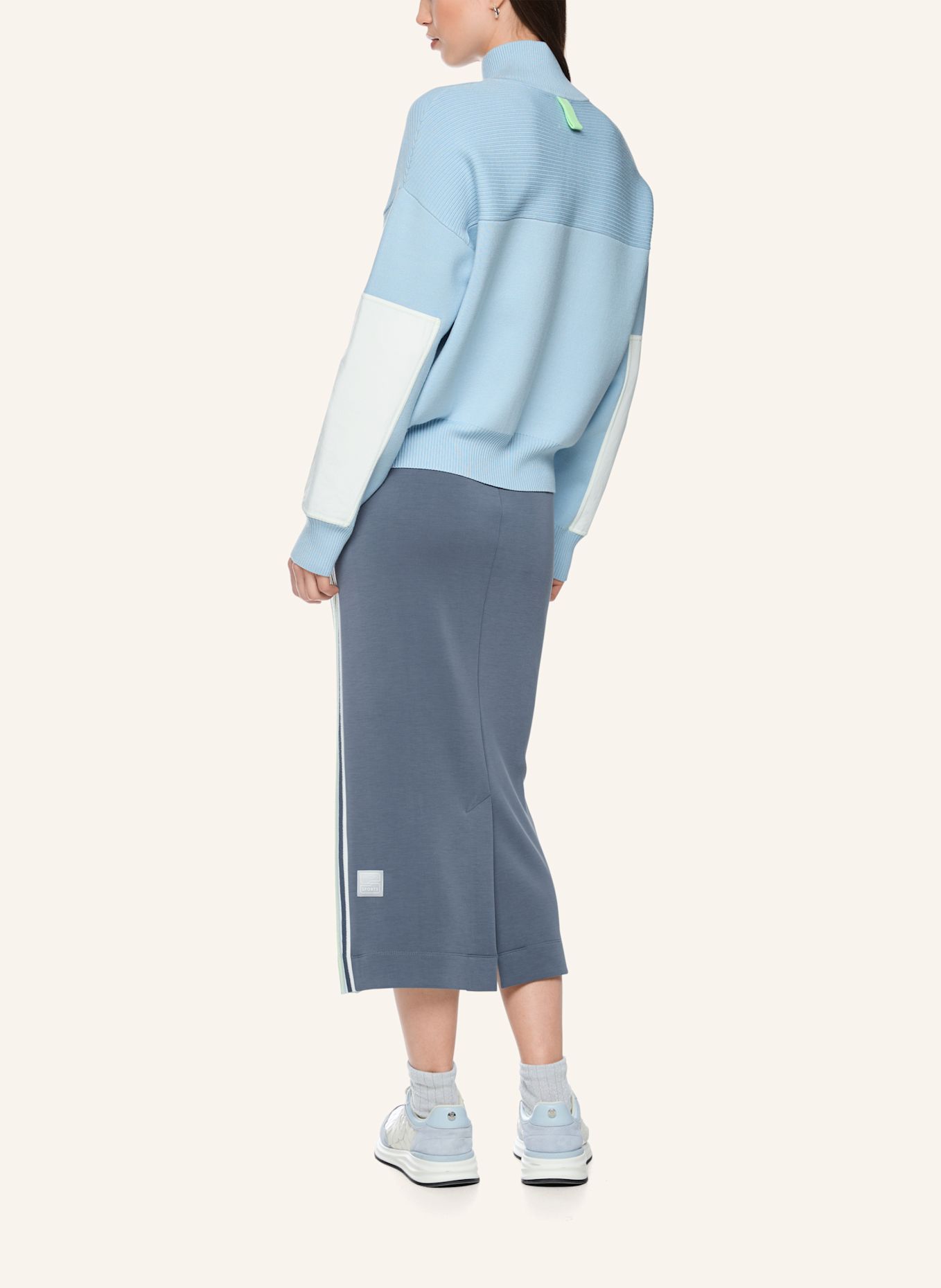 MARC CAIN Pullover: HELLBLAU