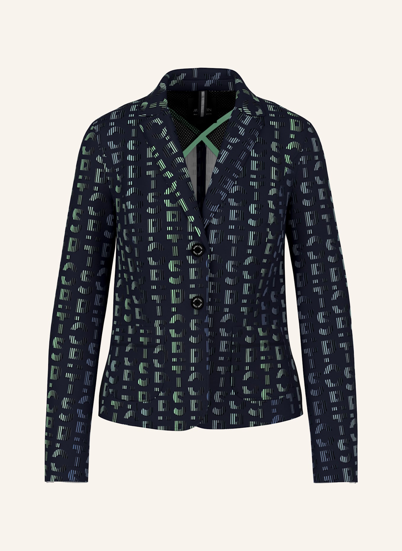 MARC CAIN Blazer: GRAU