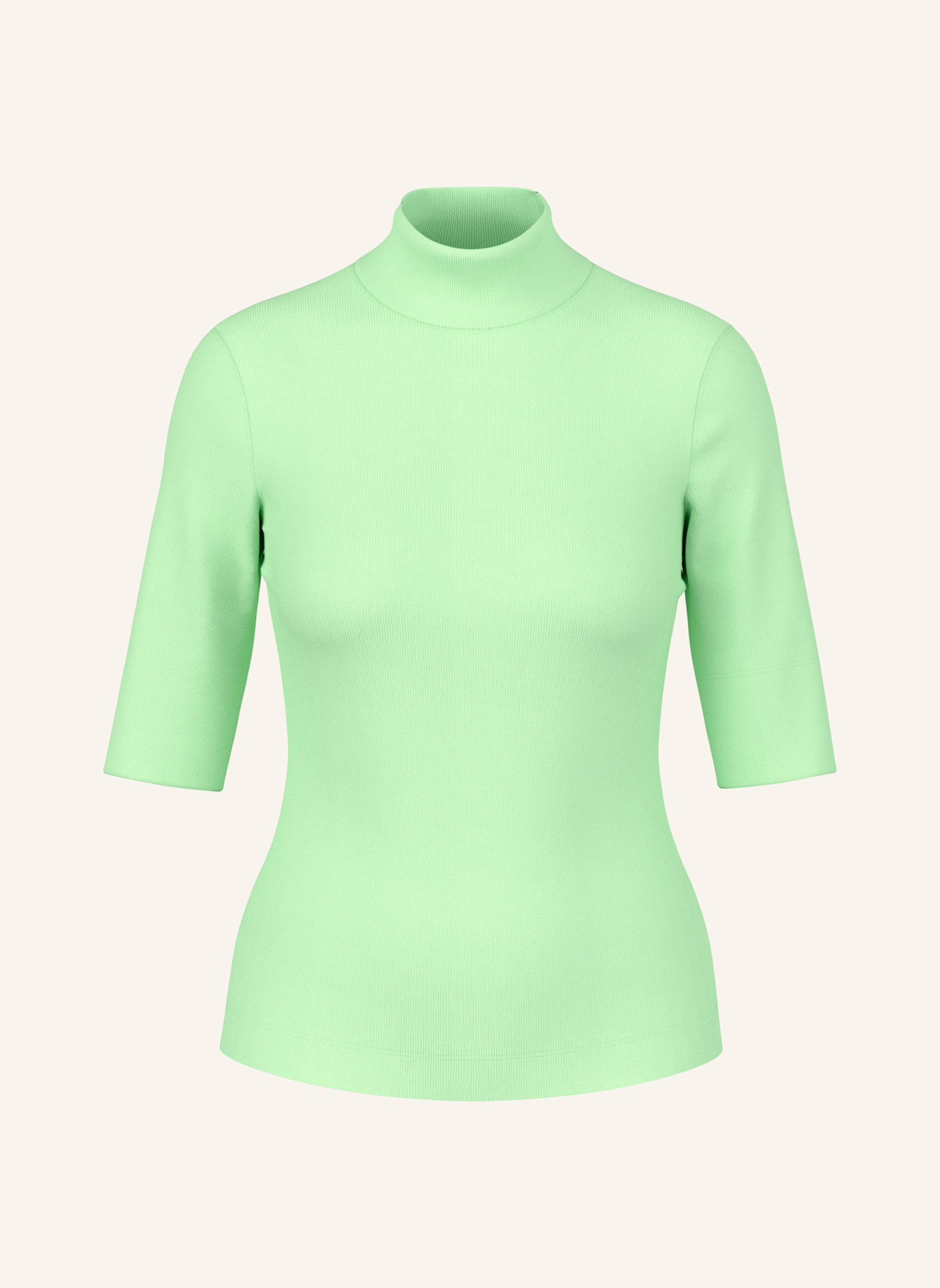 MARC CAIN Shirt mit 3/4-Arm: HELLGRÜN
