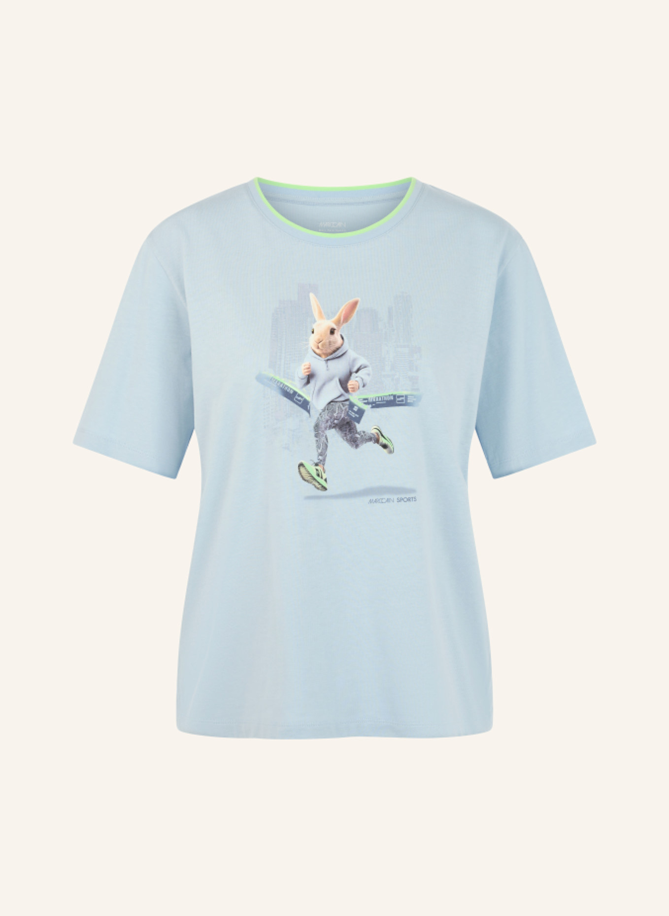 MARC CAIN T-Shirt: HELLBLAU