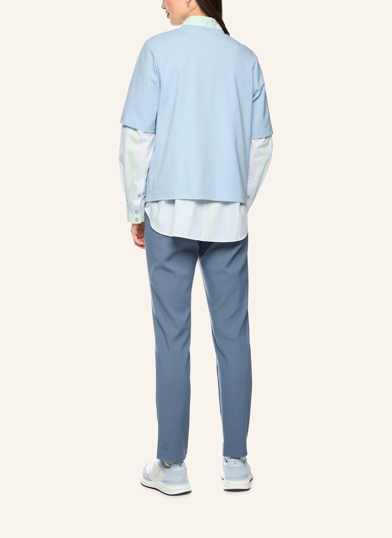 MARC CAIN T-Shirt: HELLBLAU