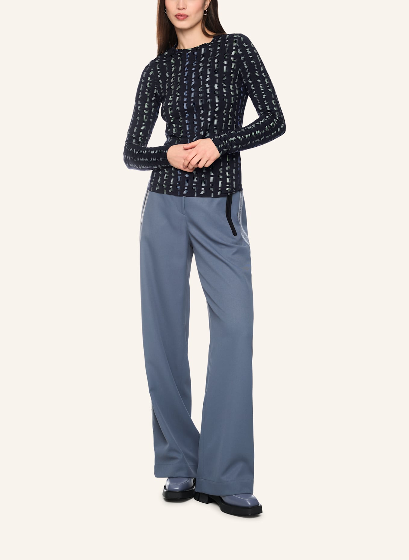 MARC CAIN T-Shirt: GRAU
