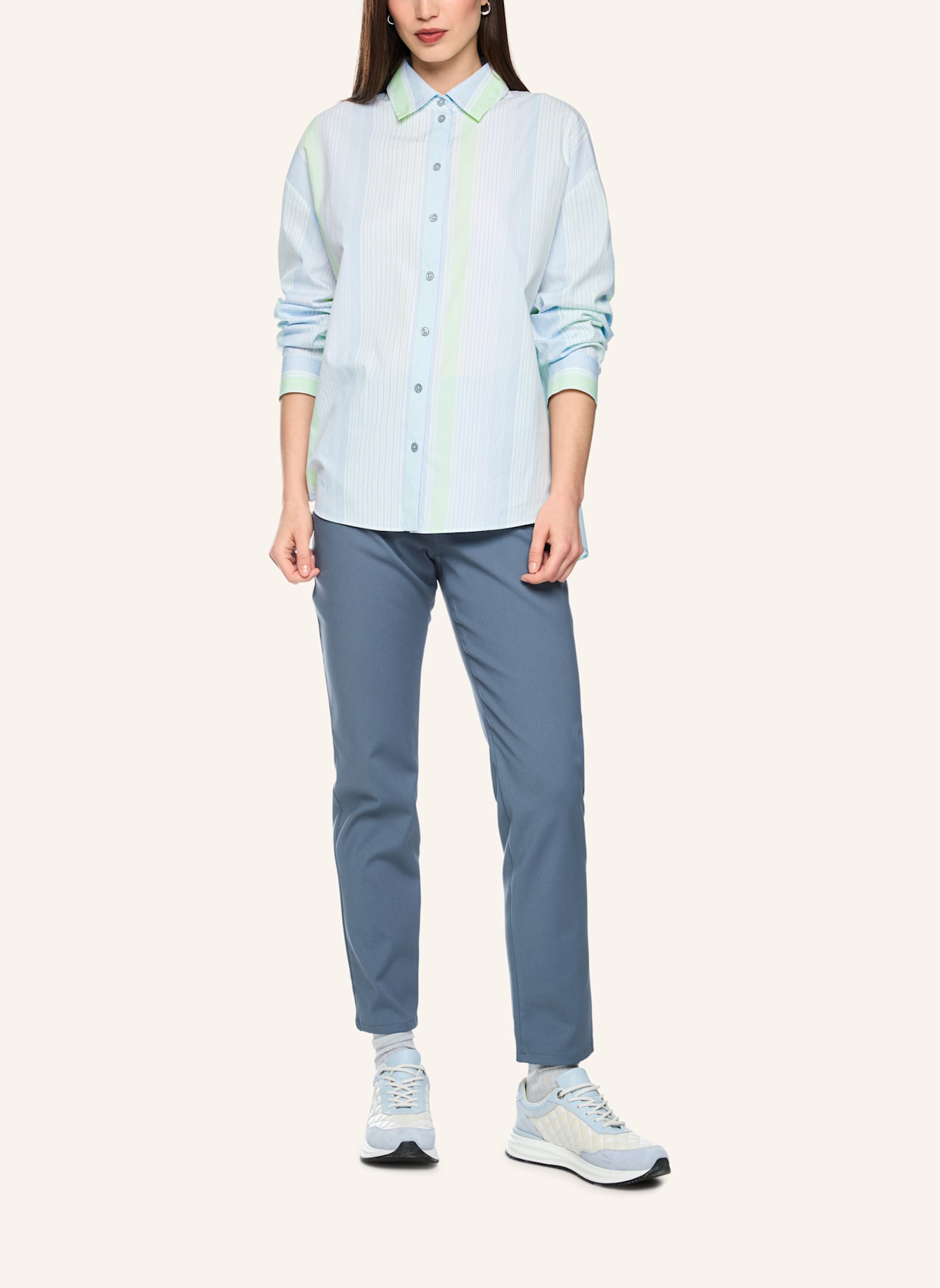 MARC CAIN Bluse: HELLBLAU