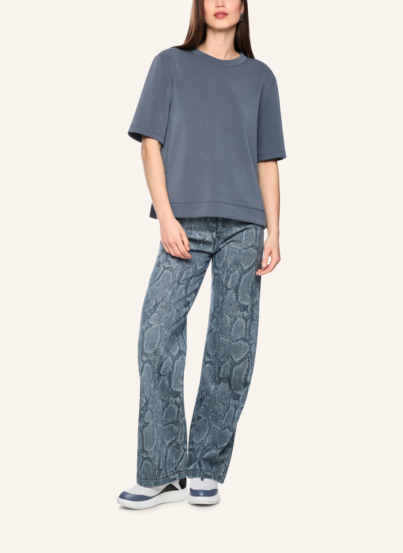 MARC CAIN T-Shirt: GRAU