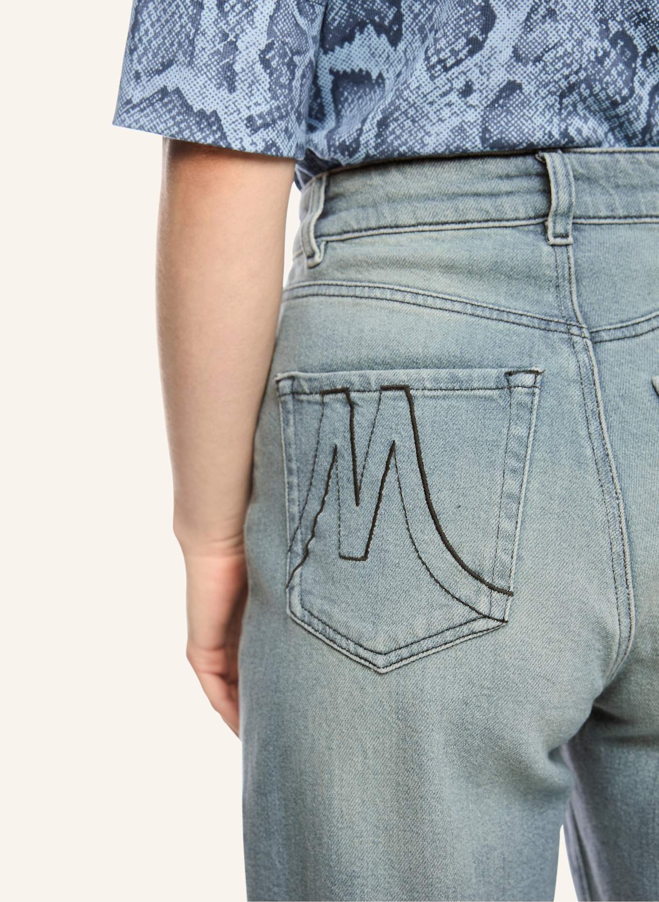 MARC CAIN Jeans FEURA: DUNKELBLAU/ BLAU