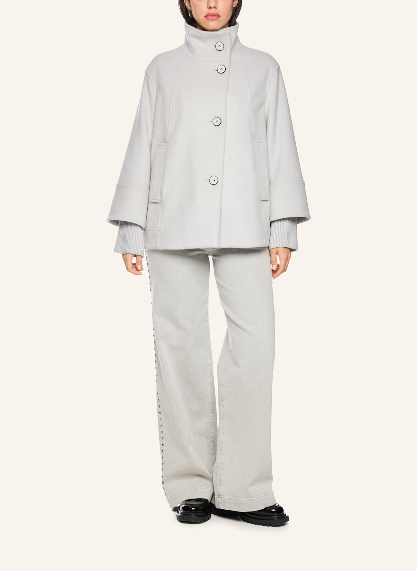 MARC CAIN Outdoor-Jacke: GRAU