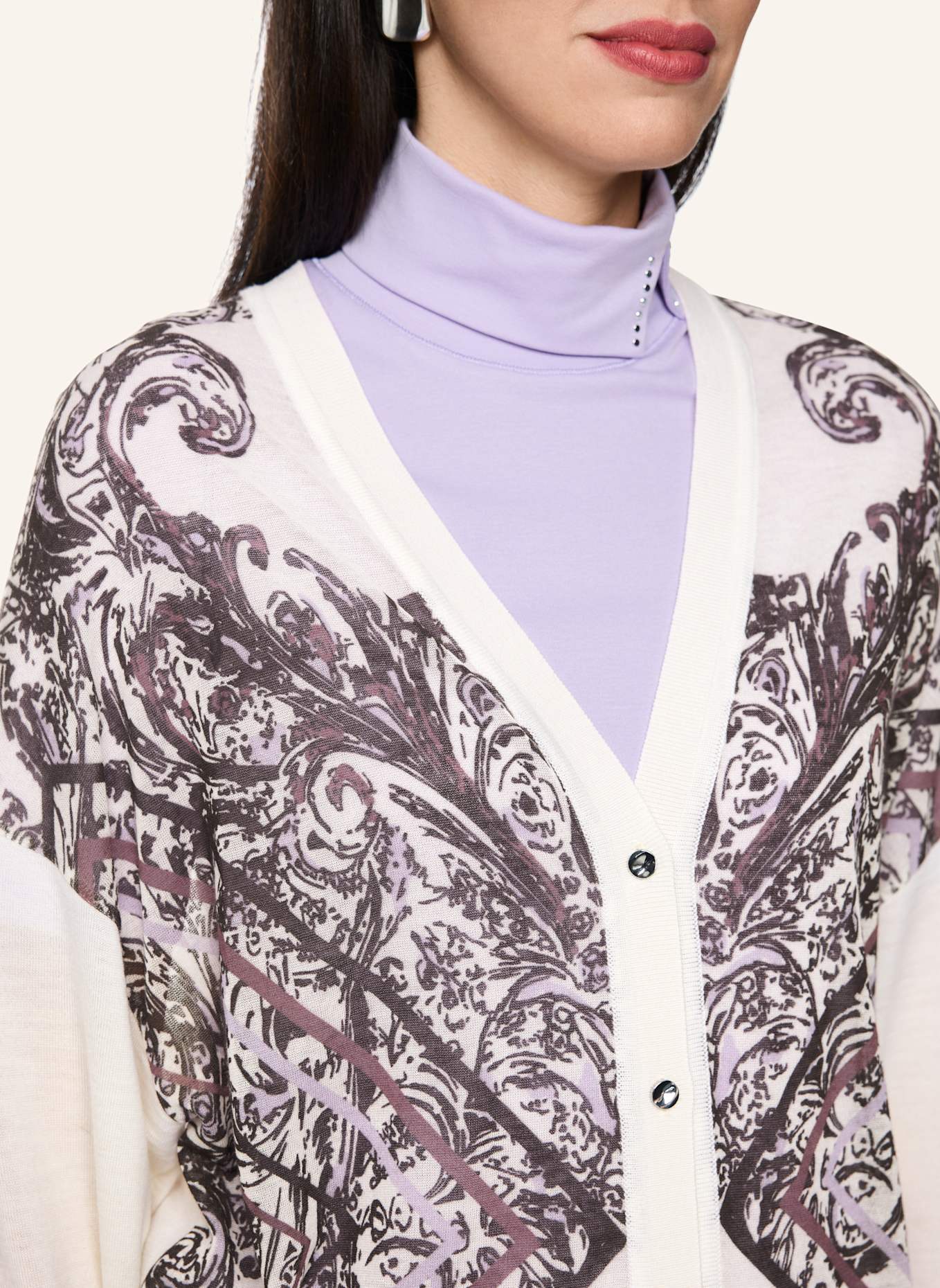 MARC CAIN Cardigan: WEISS
