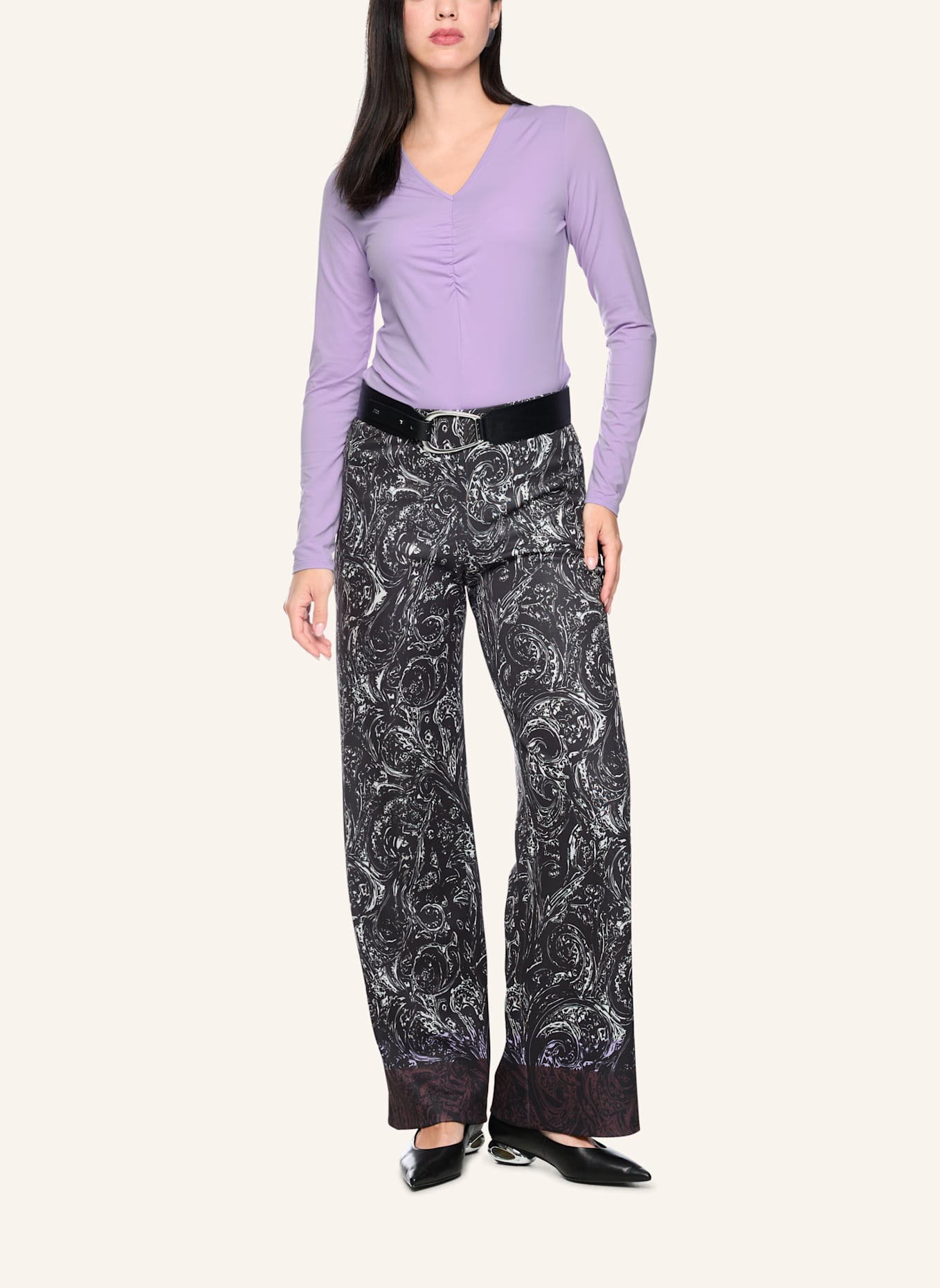 MARC CAIN Longsleeve: LILA