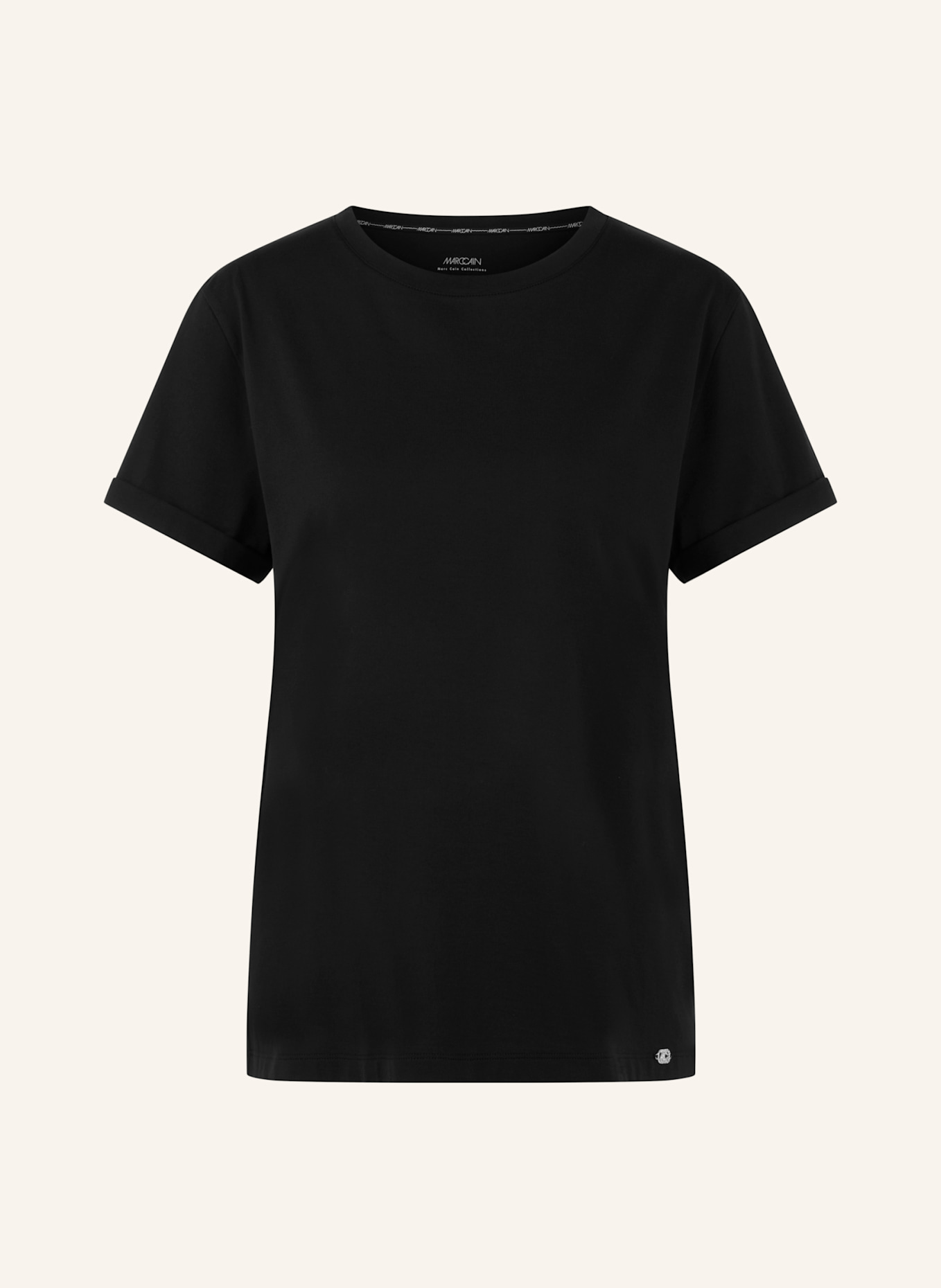 MARC CAIN T-Shirt: SCHWARZ
