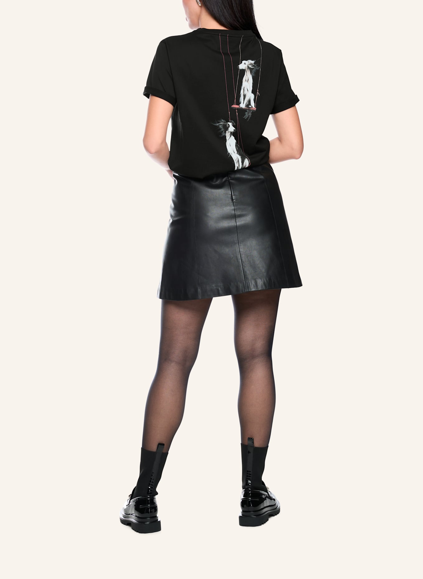 MARC CAIN T-Shirt: SCHWARZ