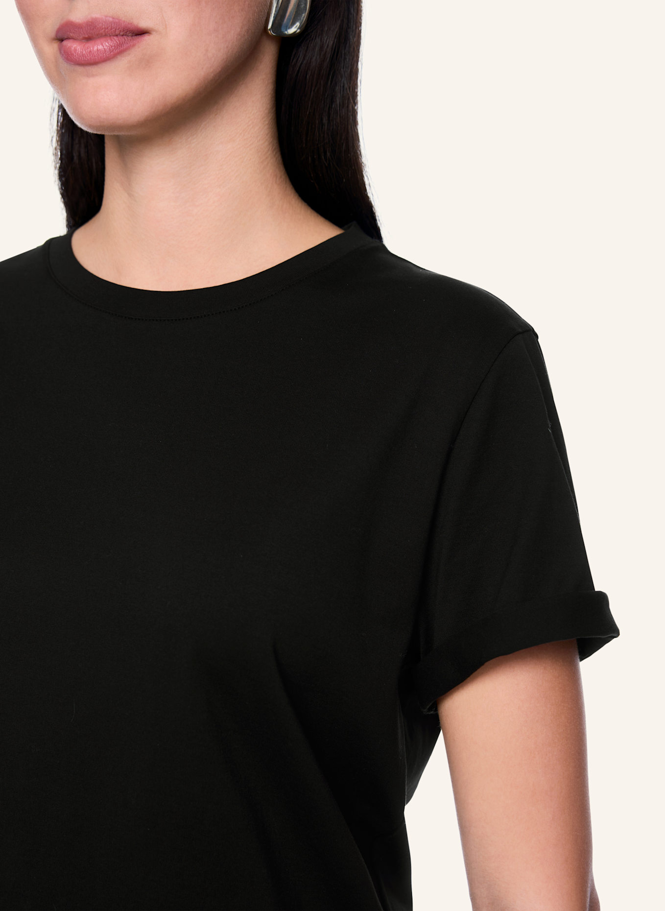 MARC CAIN T-Shirt: SCHWARZ