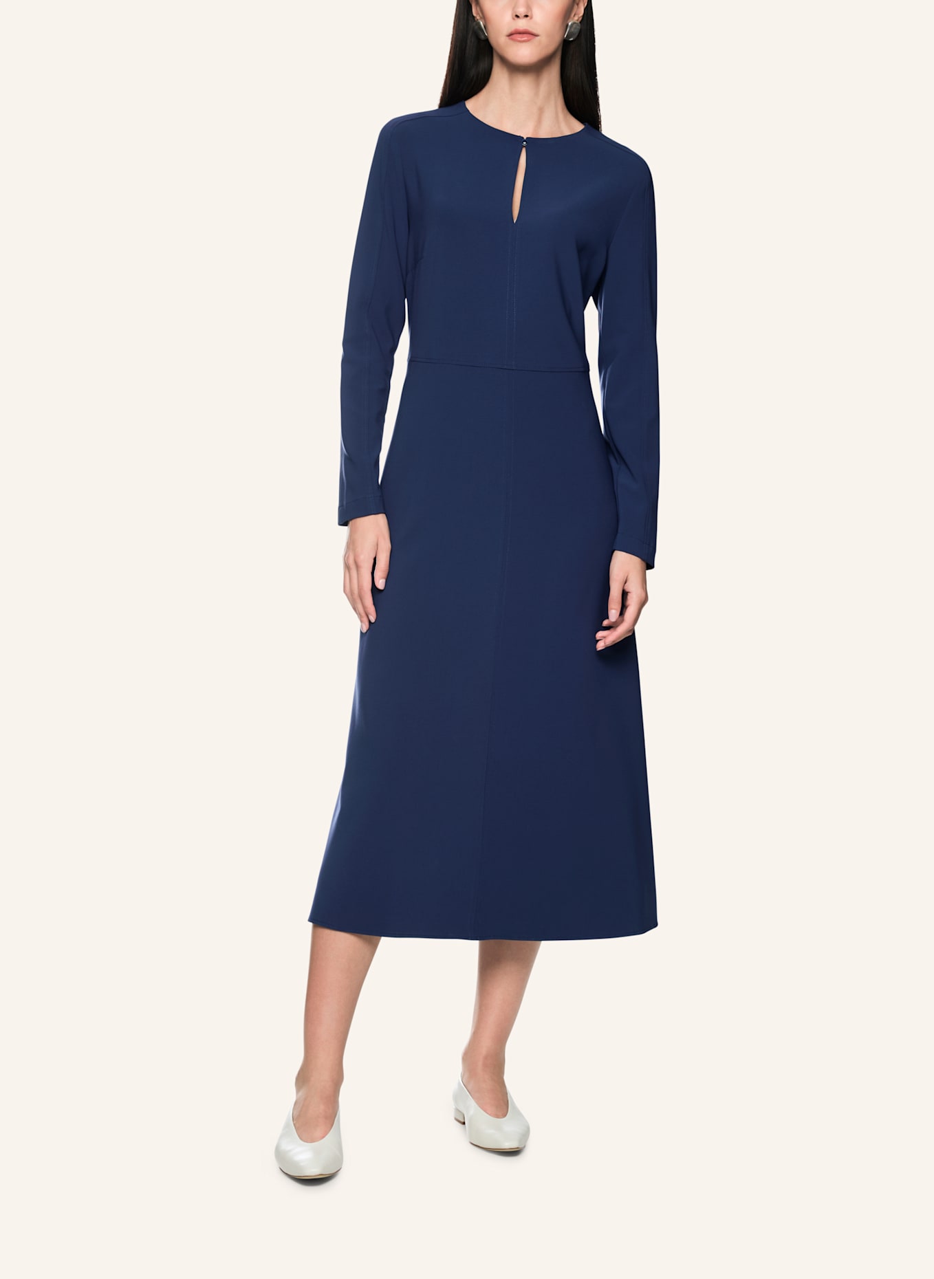 MARC CAIN Kleid: DUNKELBLAU