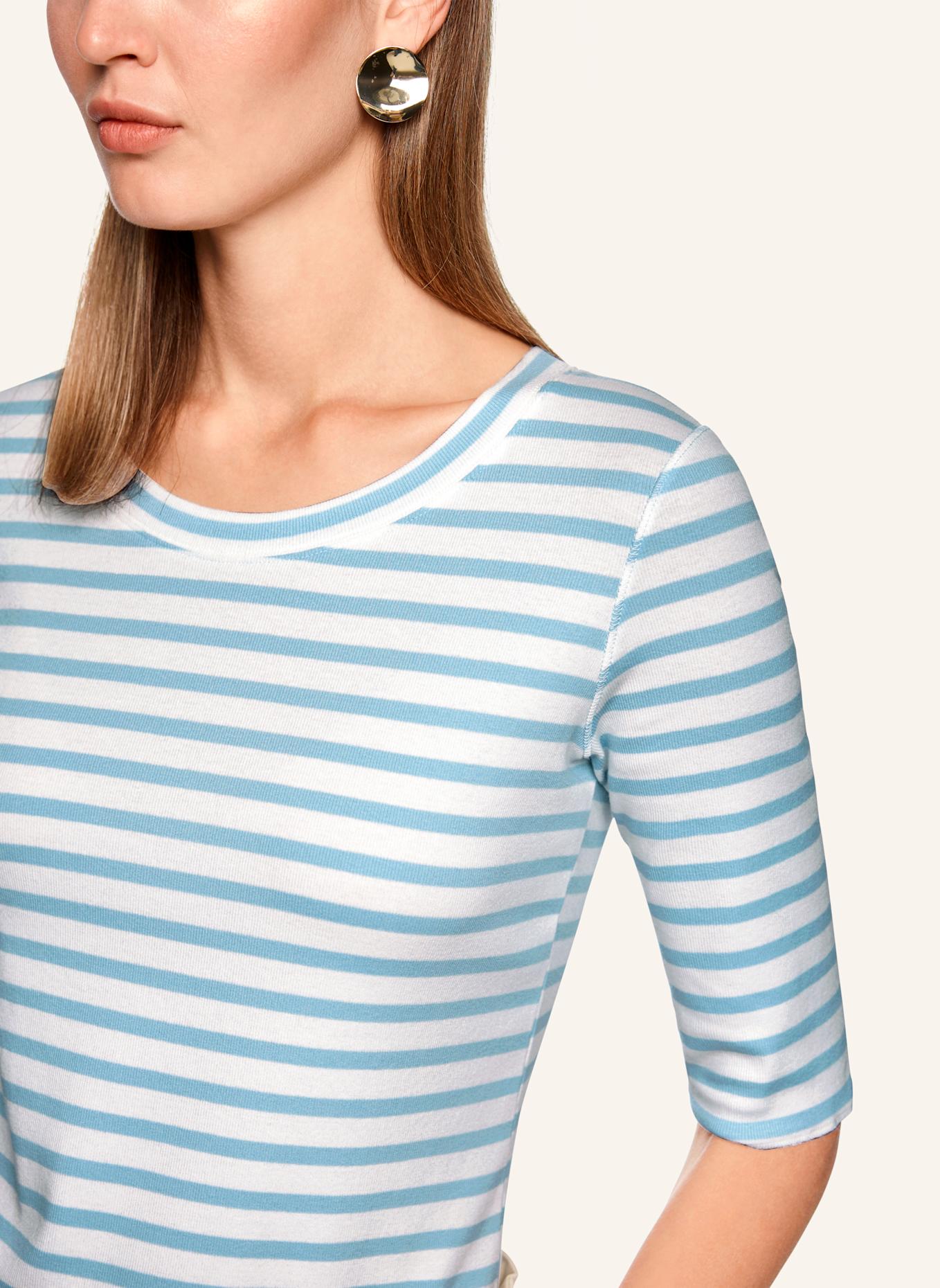 MARC CAIN Shirt mit 3/4-Arm: HELLBLAU
