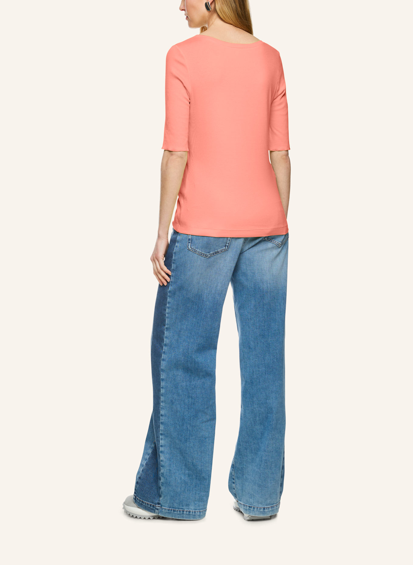 MARC CAIN Shirt mit 3/4-Arm: LACHS