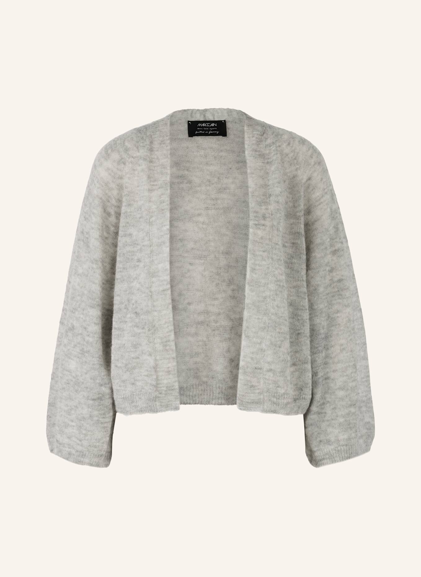 MARC CAIN Cardigan: SILBER/ GRAU