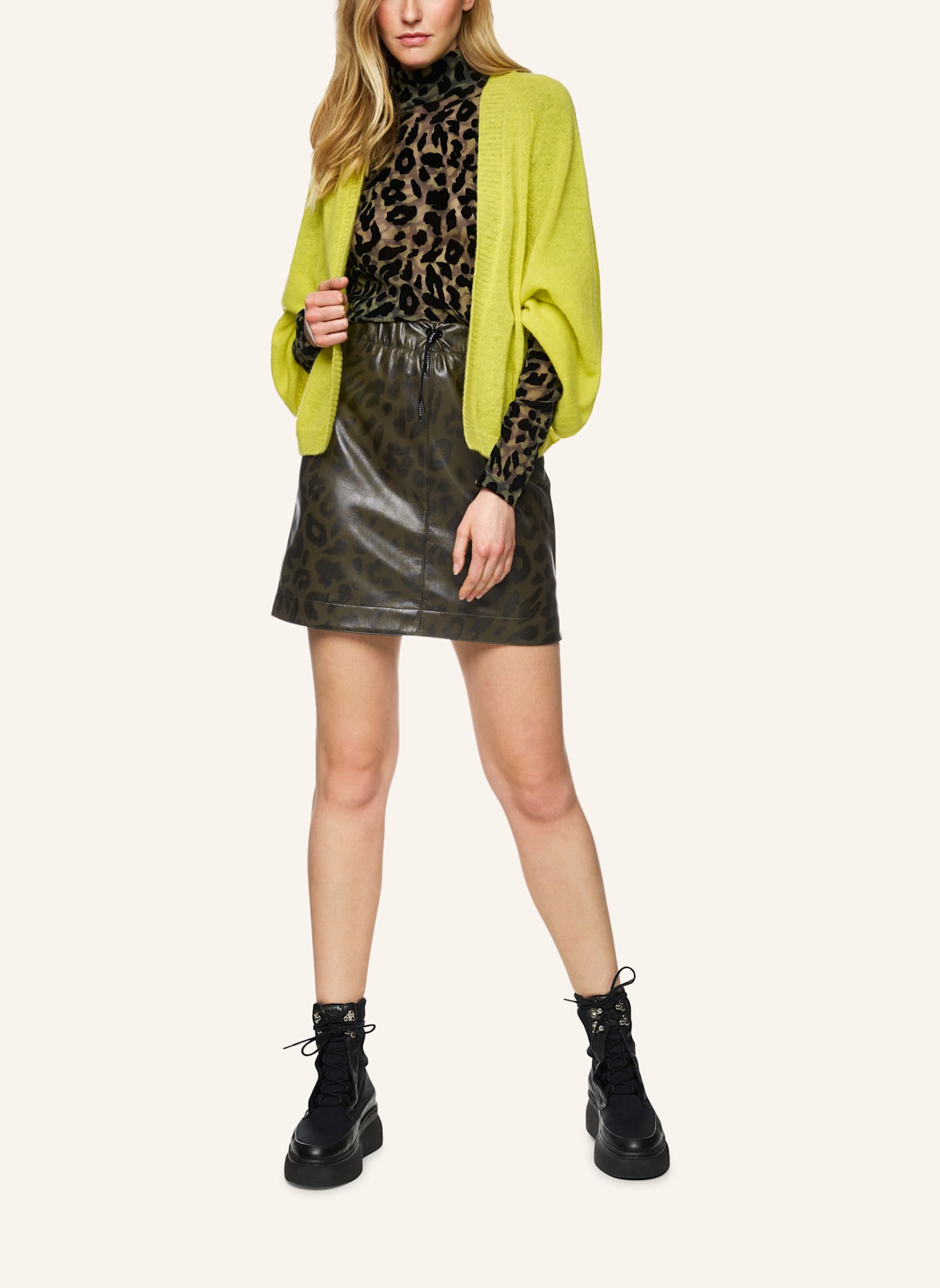 MARC CAIN Cardigan: GELB