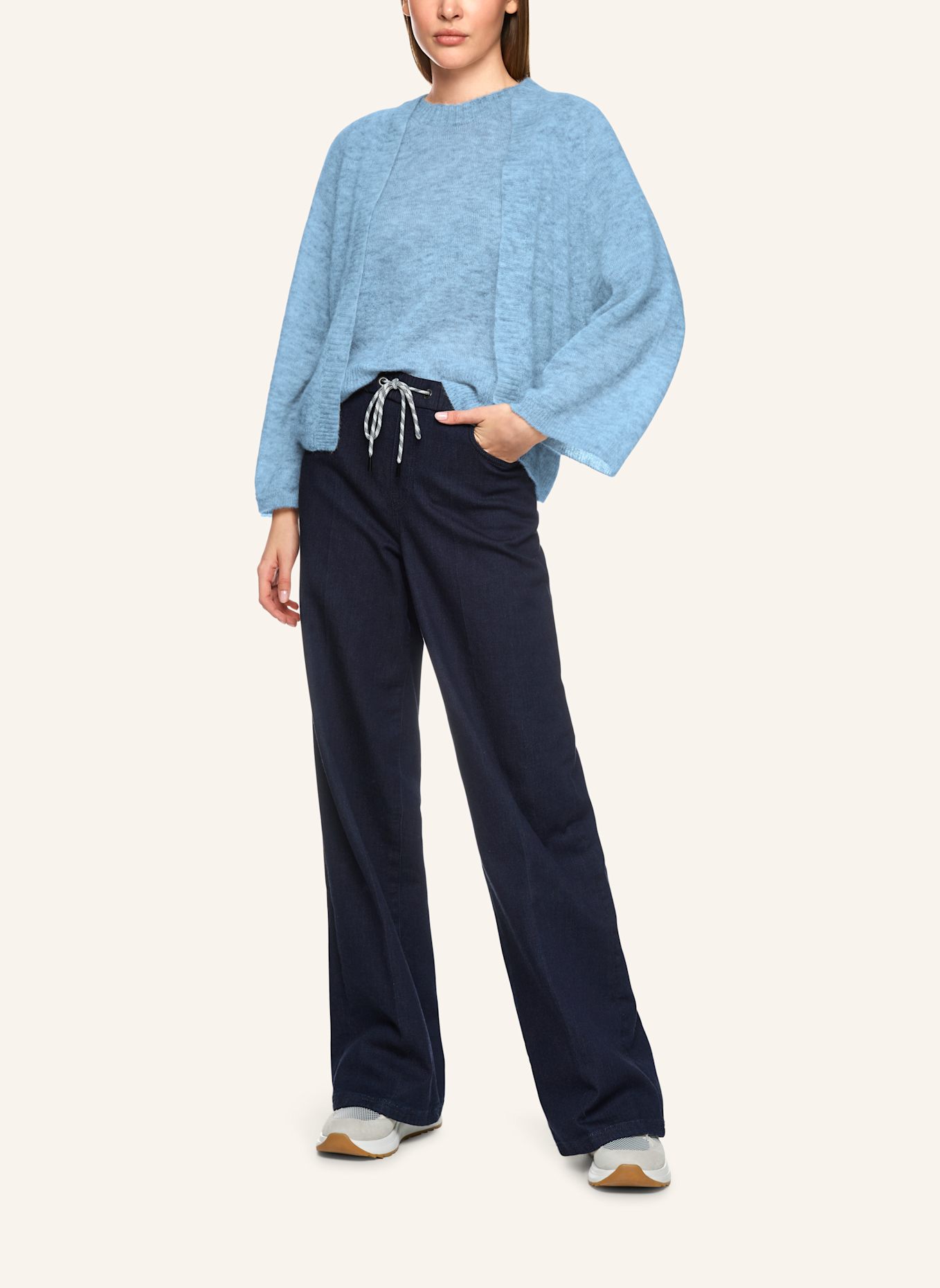 MARC CAIN Cardigan: HELLBLAU