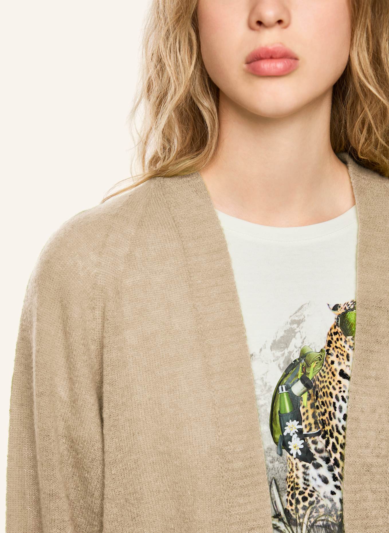 MARC CAIN Cardigan: GRAU