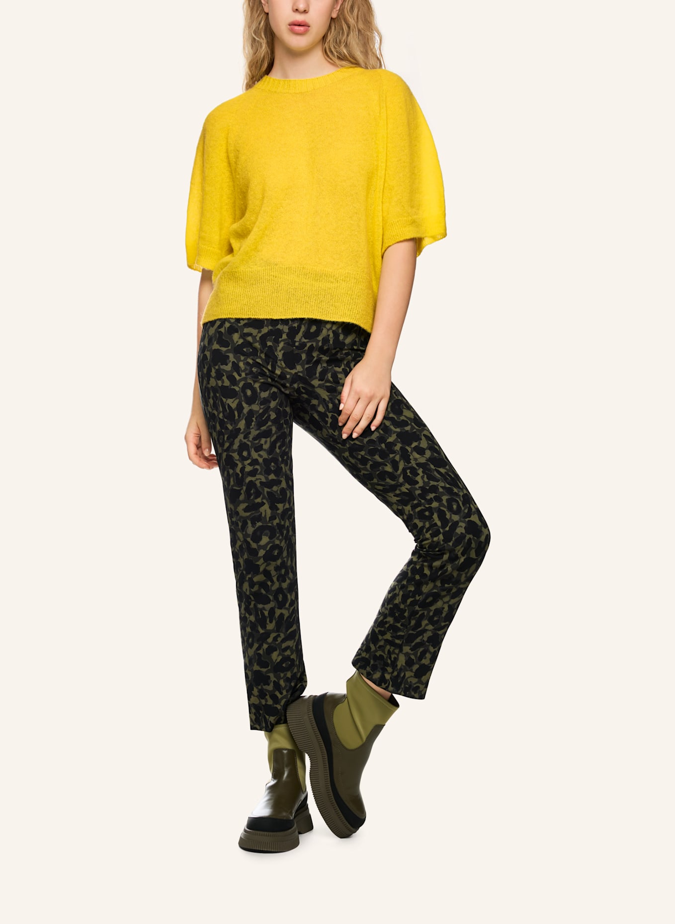 MARC CAIN Pullover: GELB