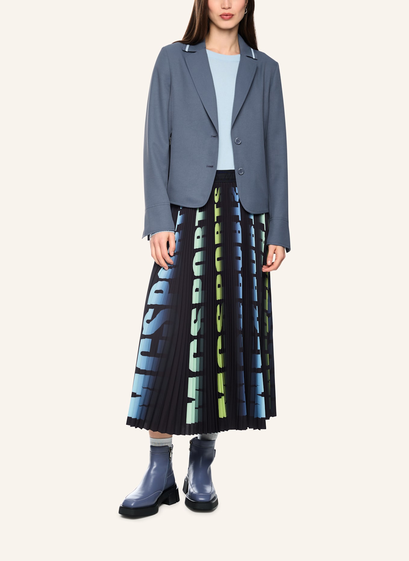 MARC CAIN Blazer: GRAU