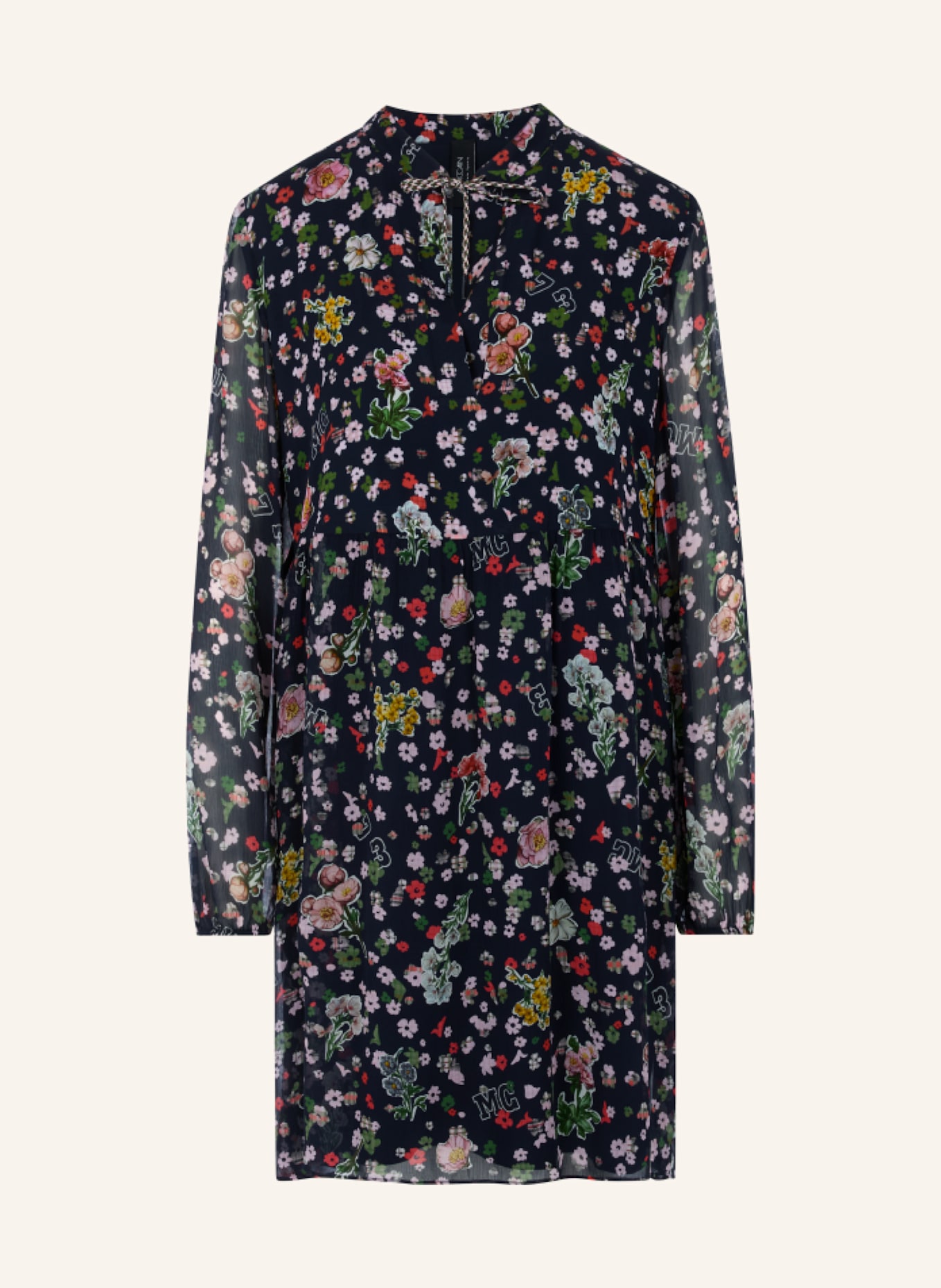 MARC CAIN Kleid: DUNKELBLAU
