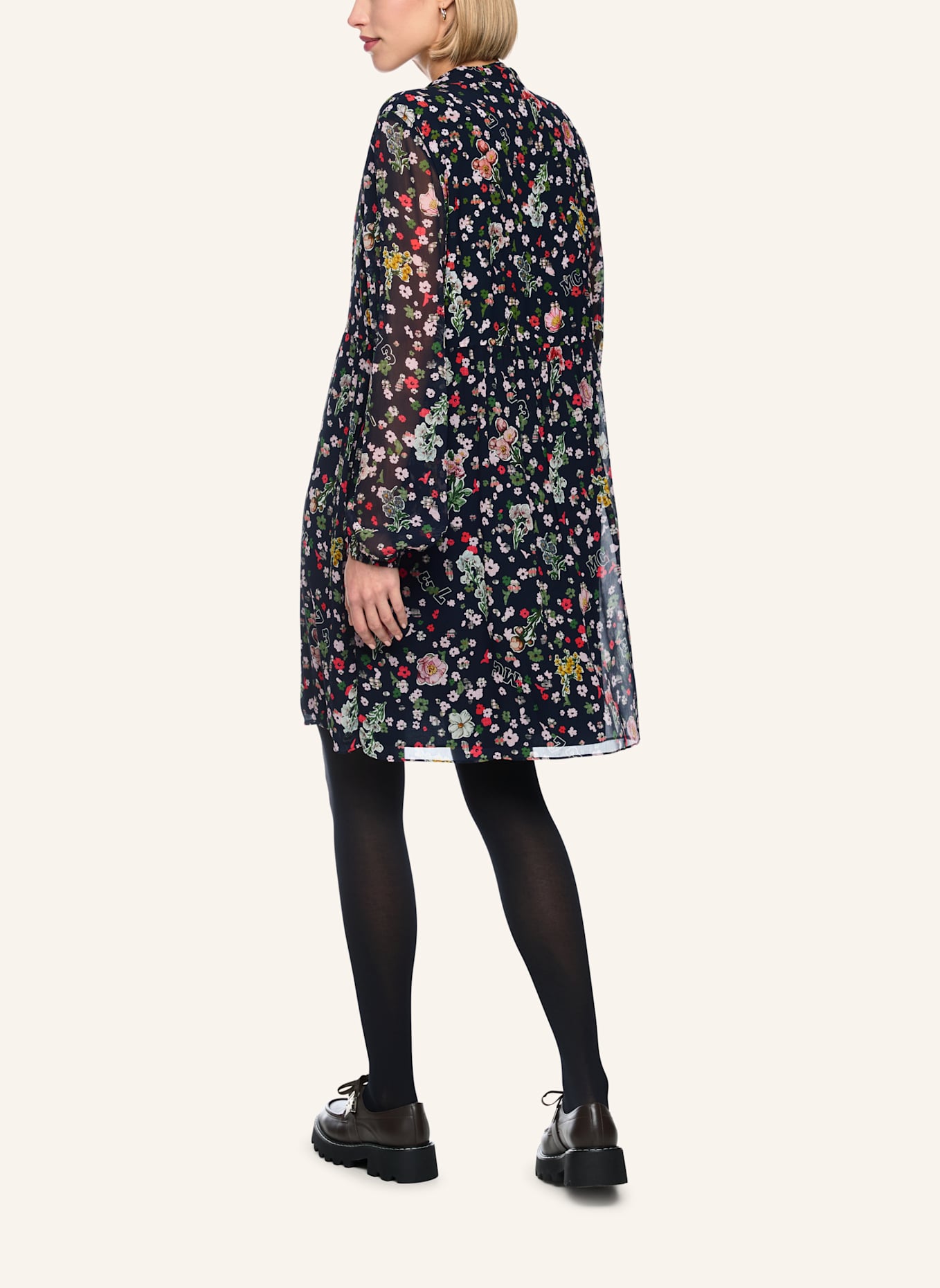 MARC CAIN Kleid: DUNKELBLAU