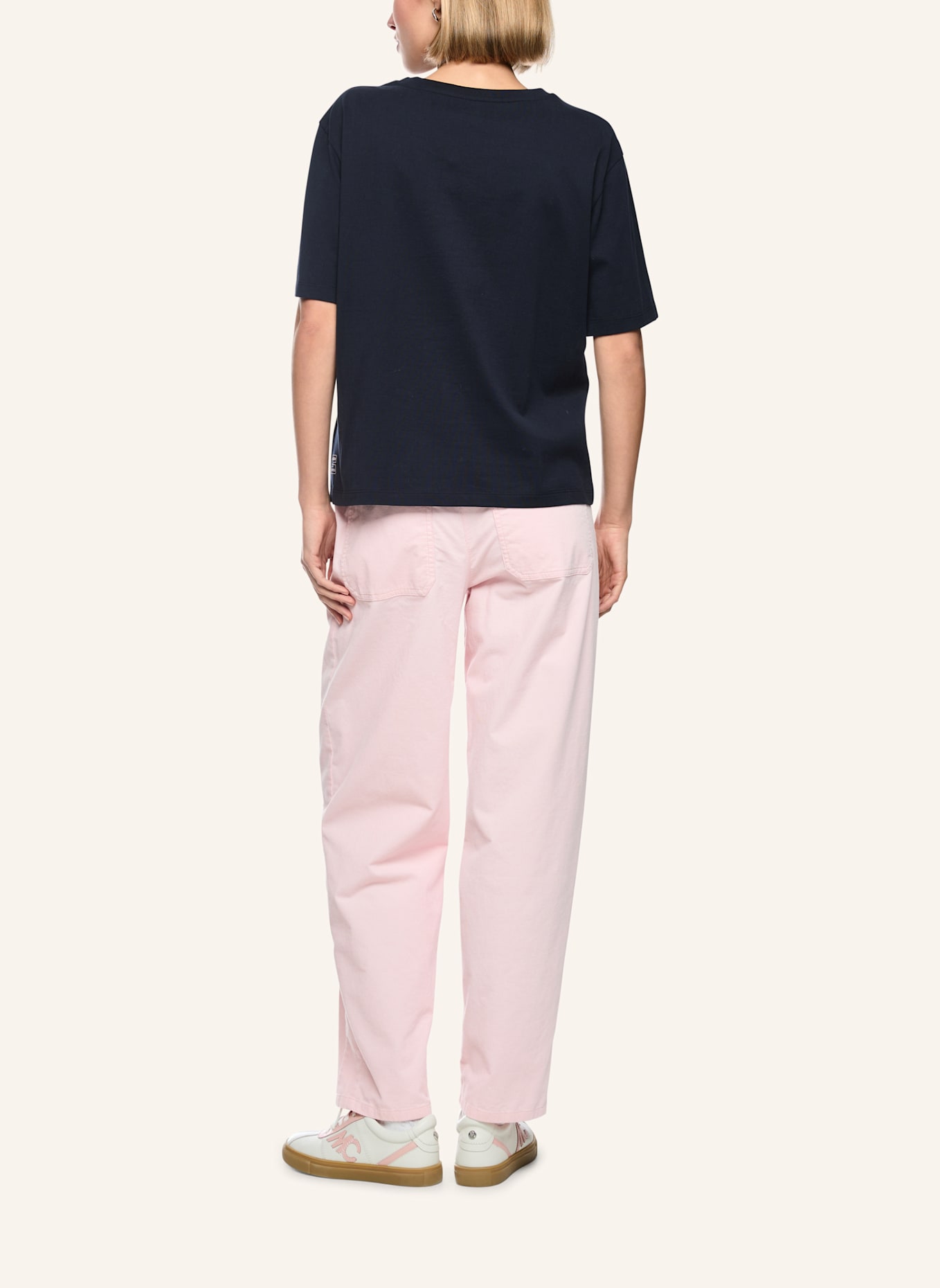 MARC CAIN T-Shirt: DUNKELBLAU