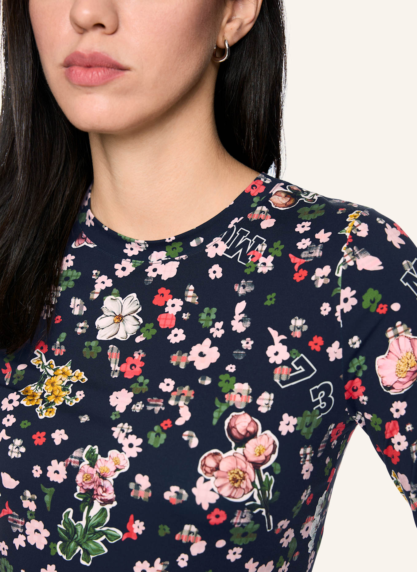 MARC CAIN T-Shirt: DUNKELBLAU