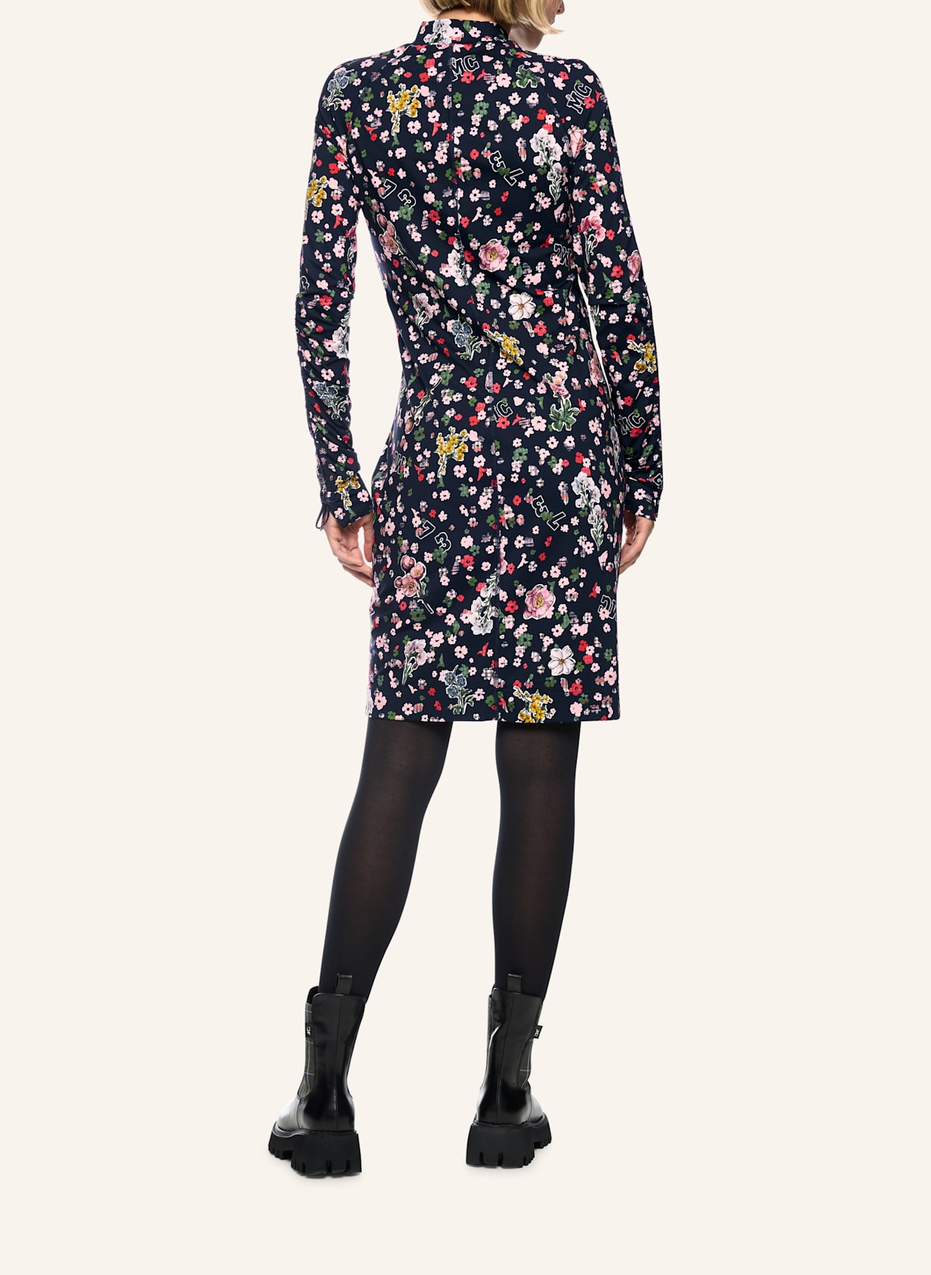 MARC CAIN Kleid: DUNKELBLAU