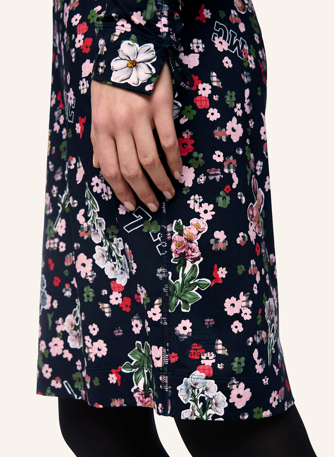 MARC CAIN Kleid: DUNKELBLAU