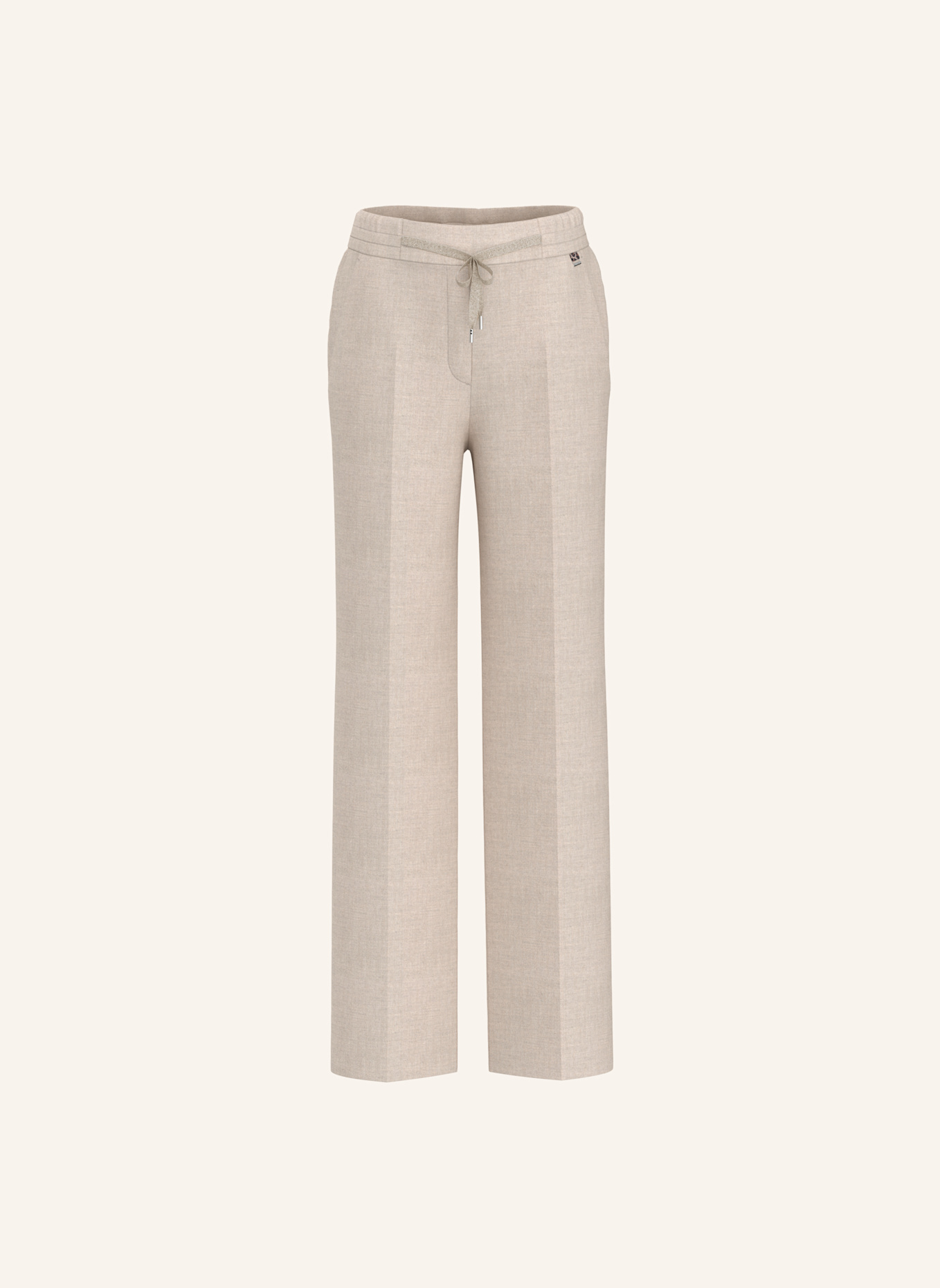MARC CAIN Marlenehose WASHINGTON aus Flanell: CREME