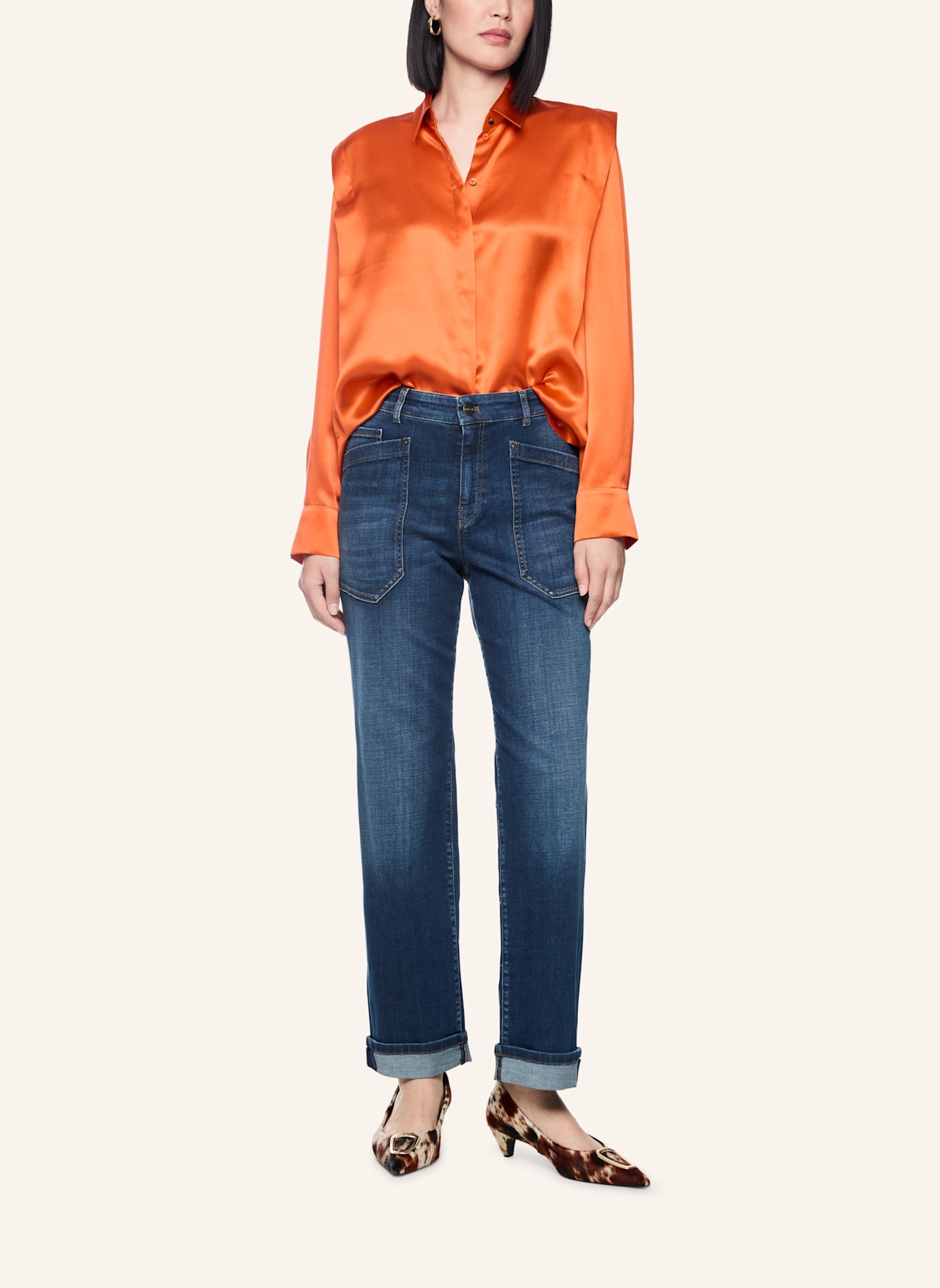 MARC CAIN Jeans FENDOU: DUNKELBLAU