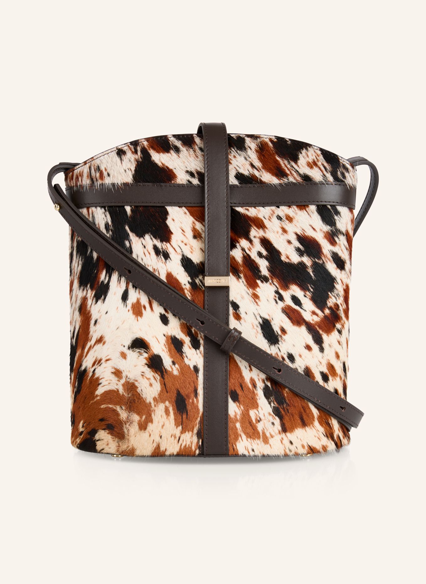 MARC CAIN Schultertasche: DUNKELBRAUN