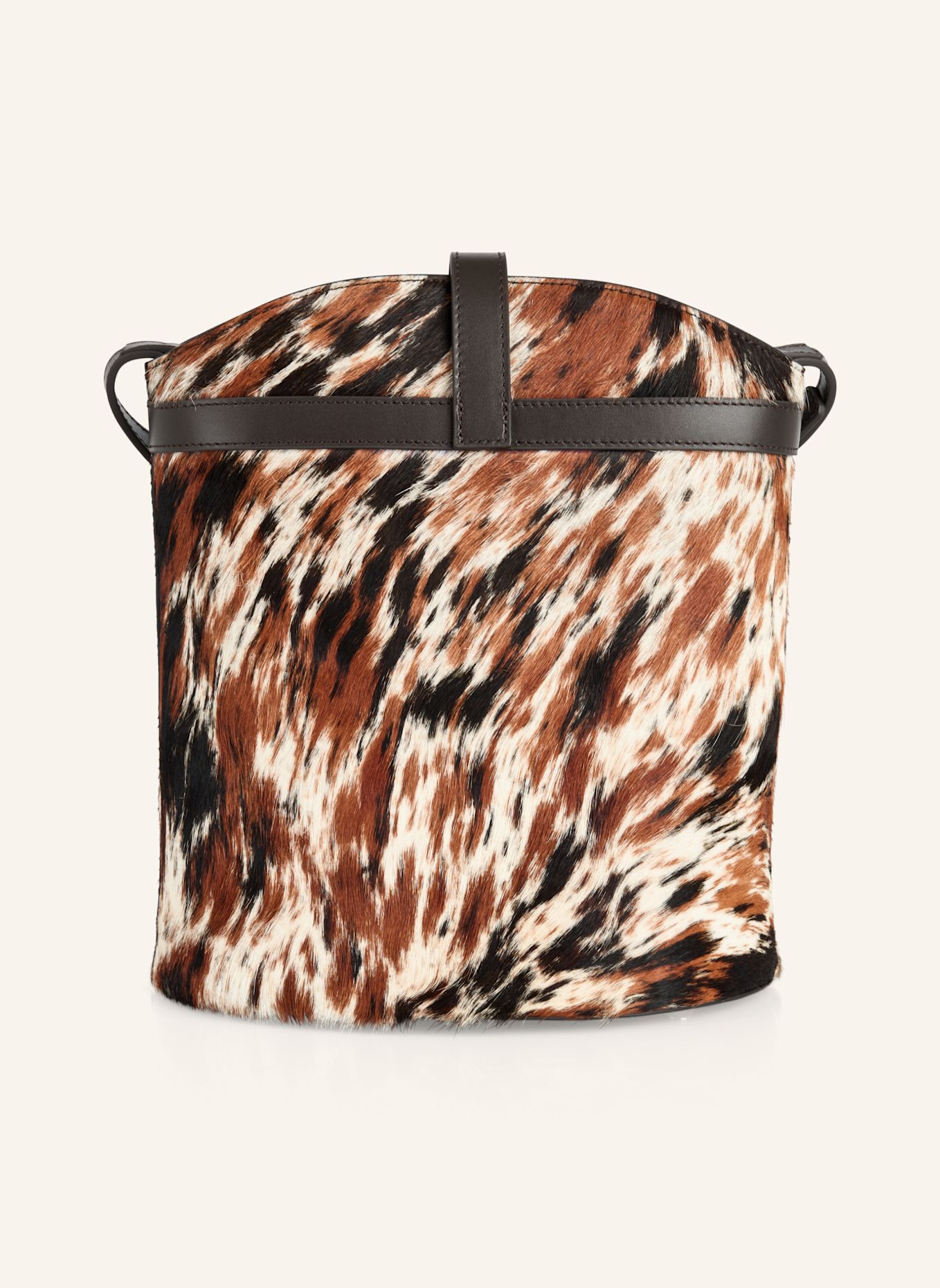 MARC CAIN Schultertasche: DUNKELBRAUN