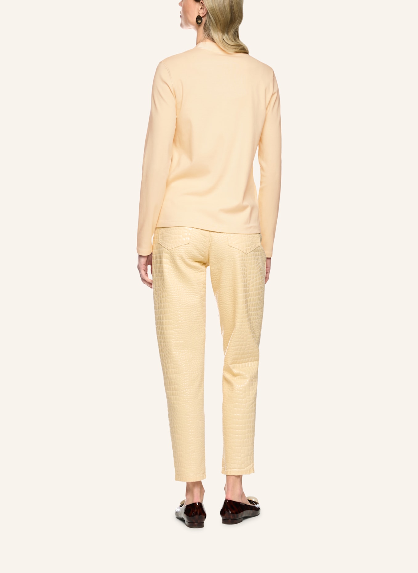 MARC CAIN T-Shirt: BEIGE