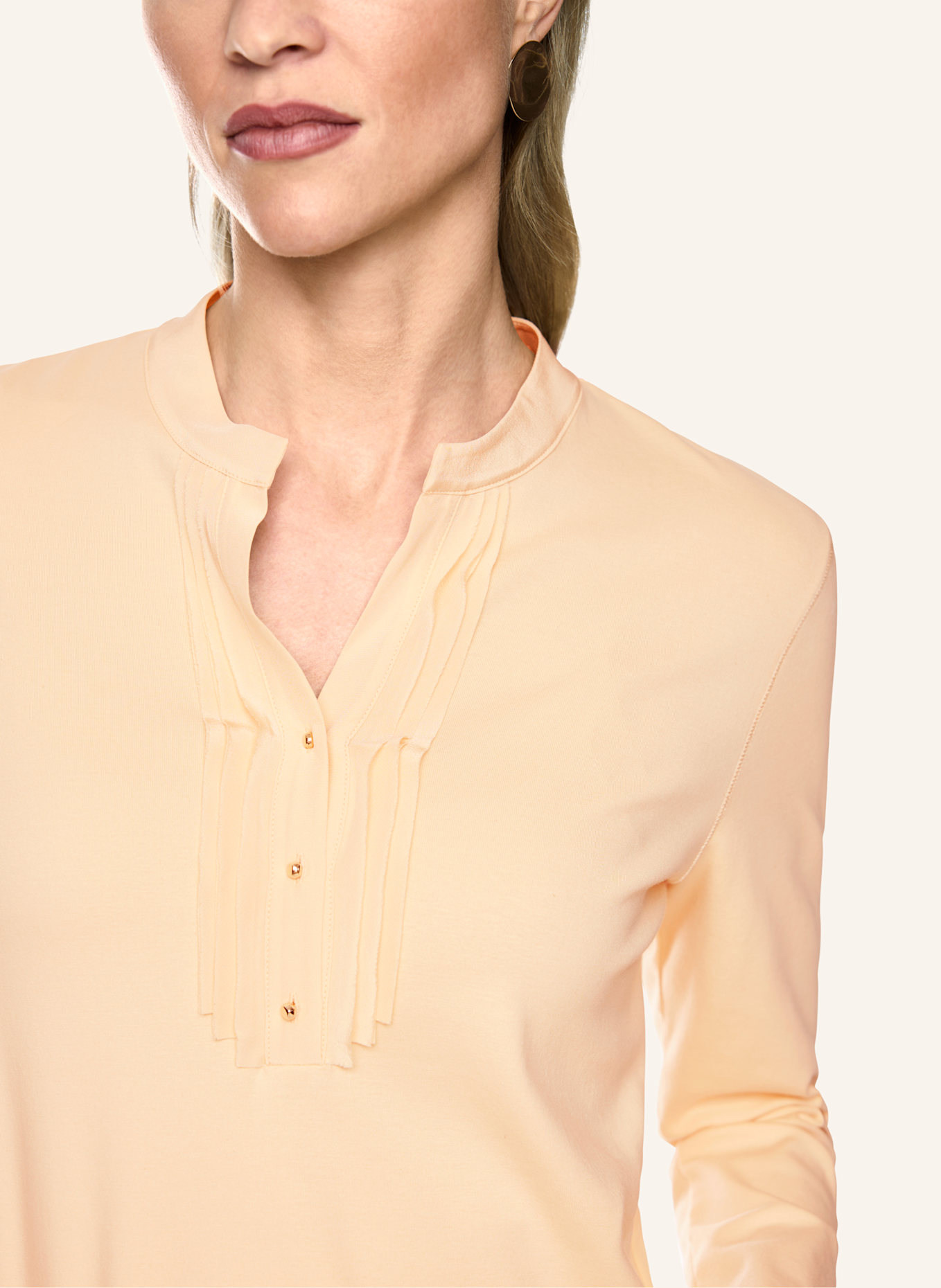 MARC CAIN T-Shirt: BEIGE