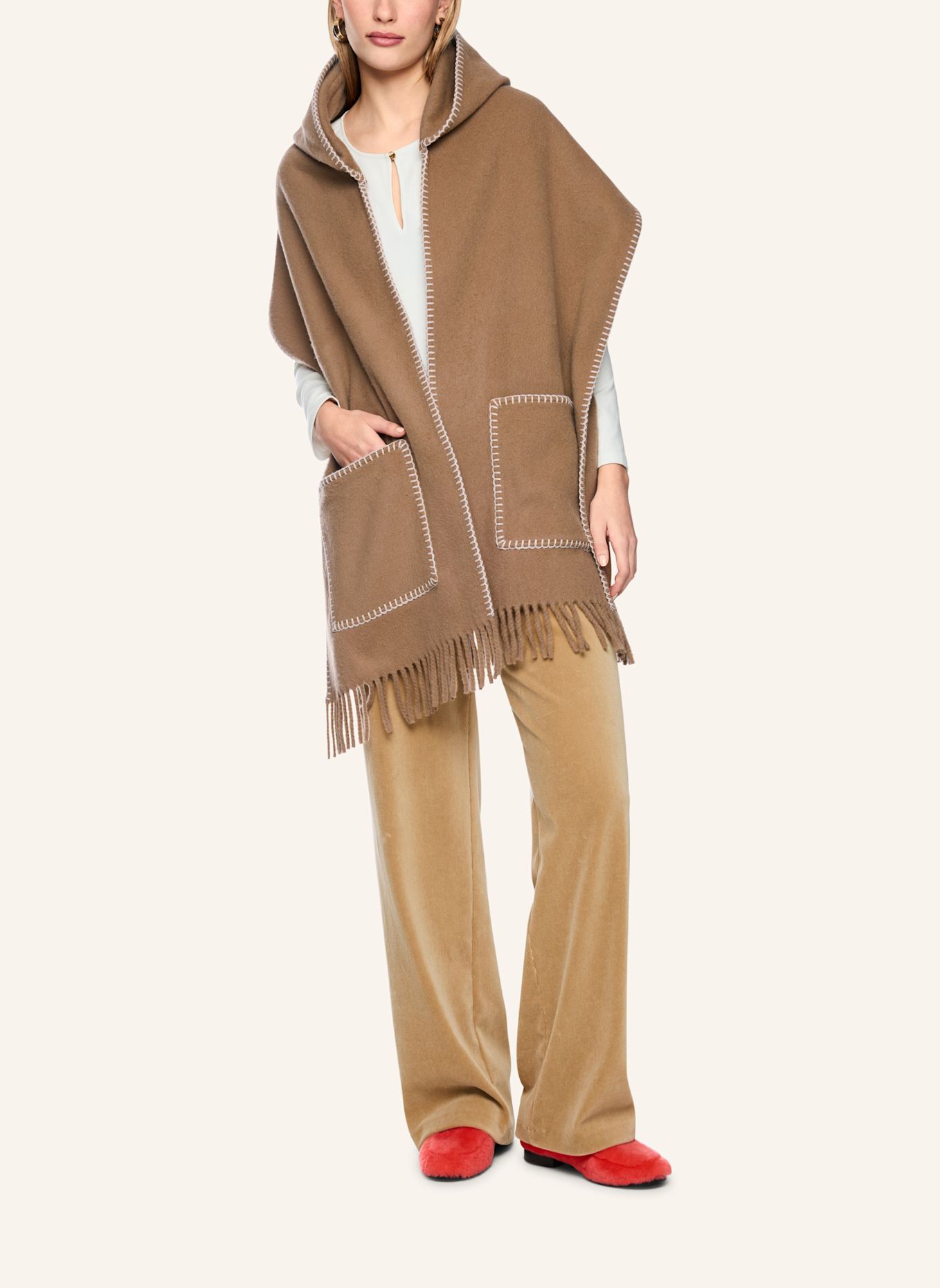 MARC CAIN Cape: BRAUN