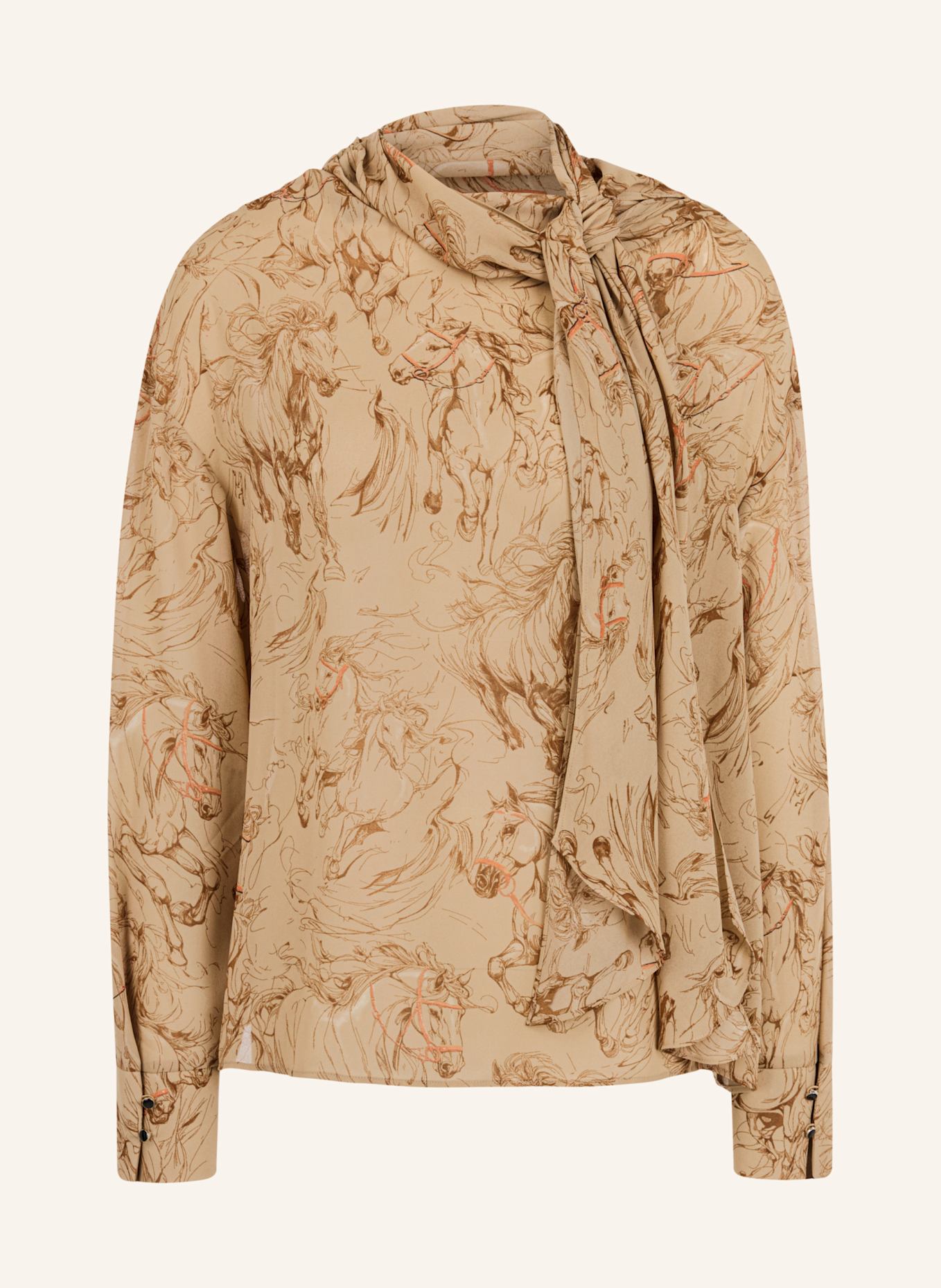 MARC CAIN Bluse: BRAUN
