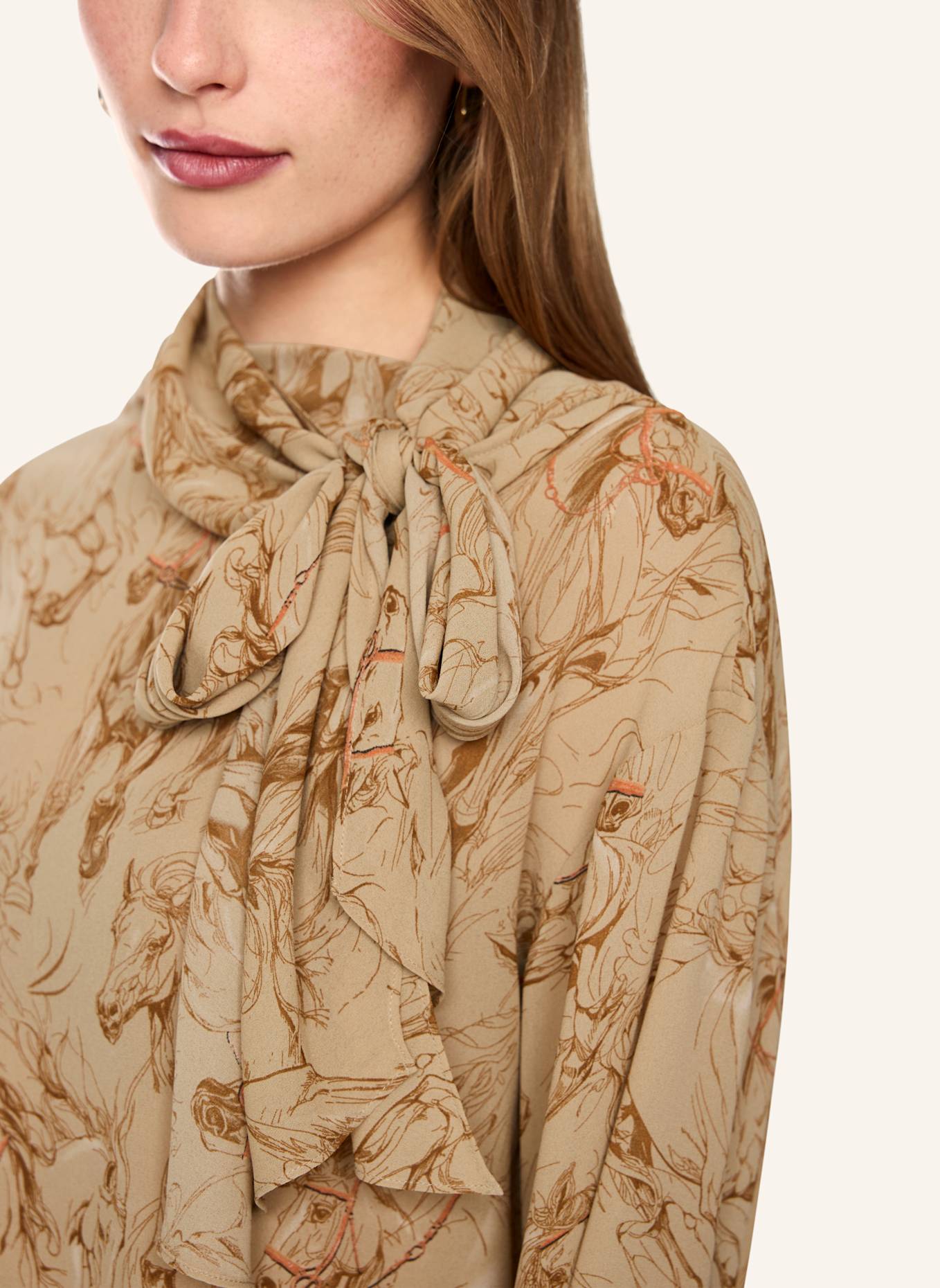 MARC CAIN Bluse: BRAUN