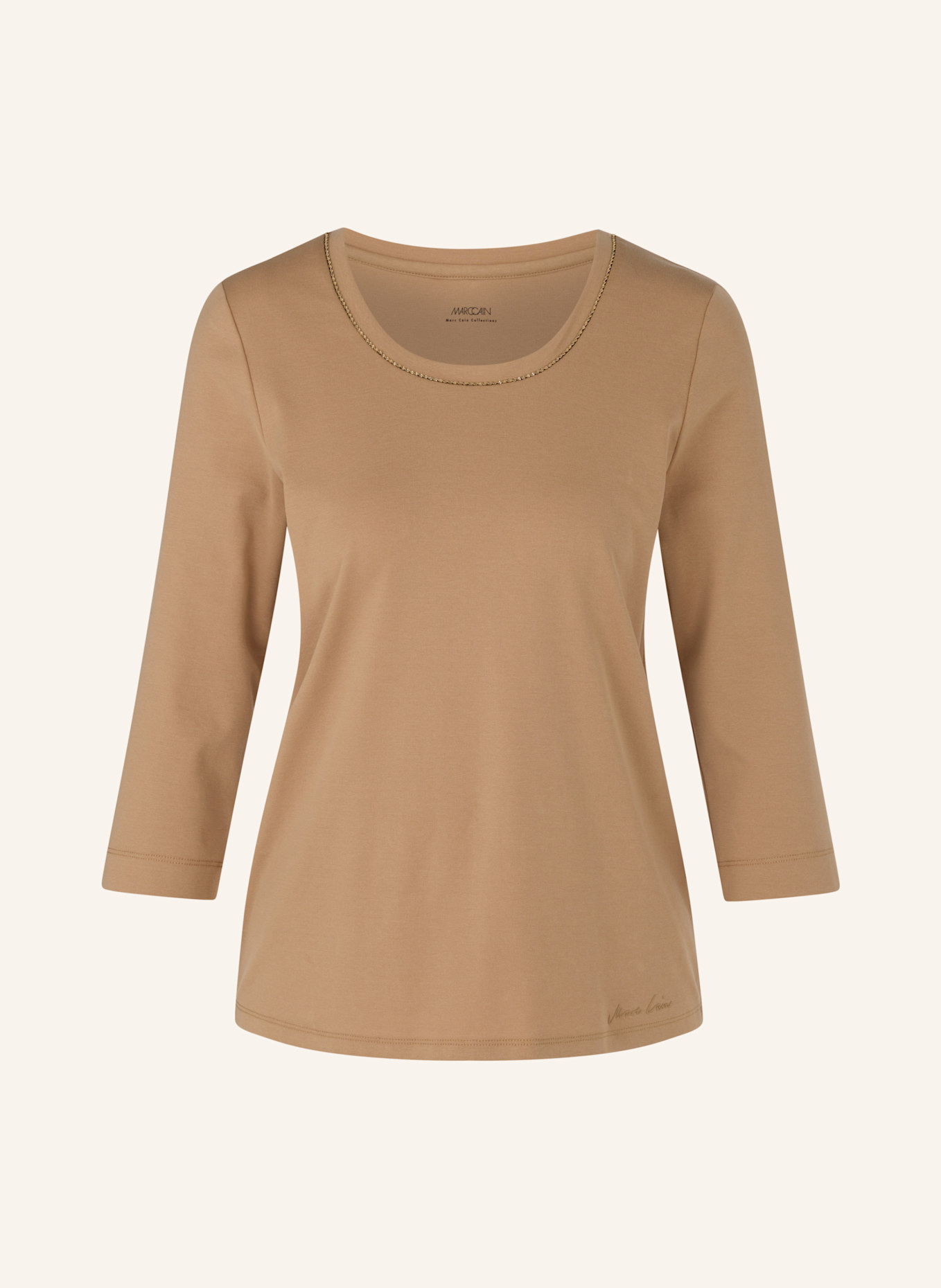 MARC CAIN T-Shirt: BRAUN