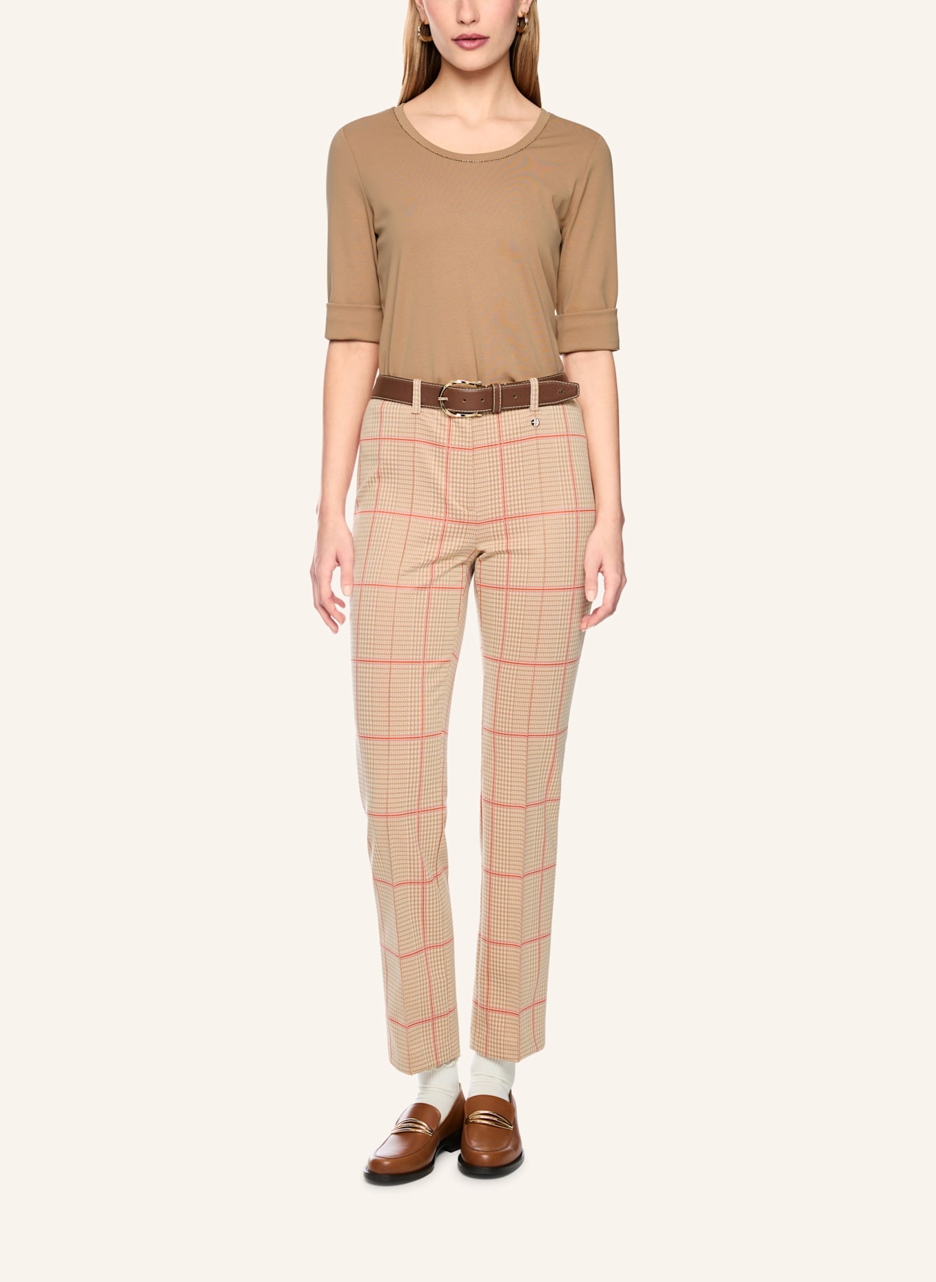 MARC CAIN T-Shirt: BRAUN