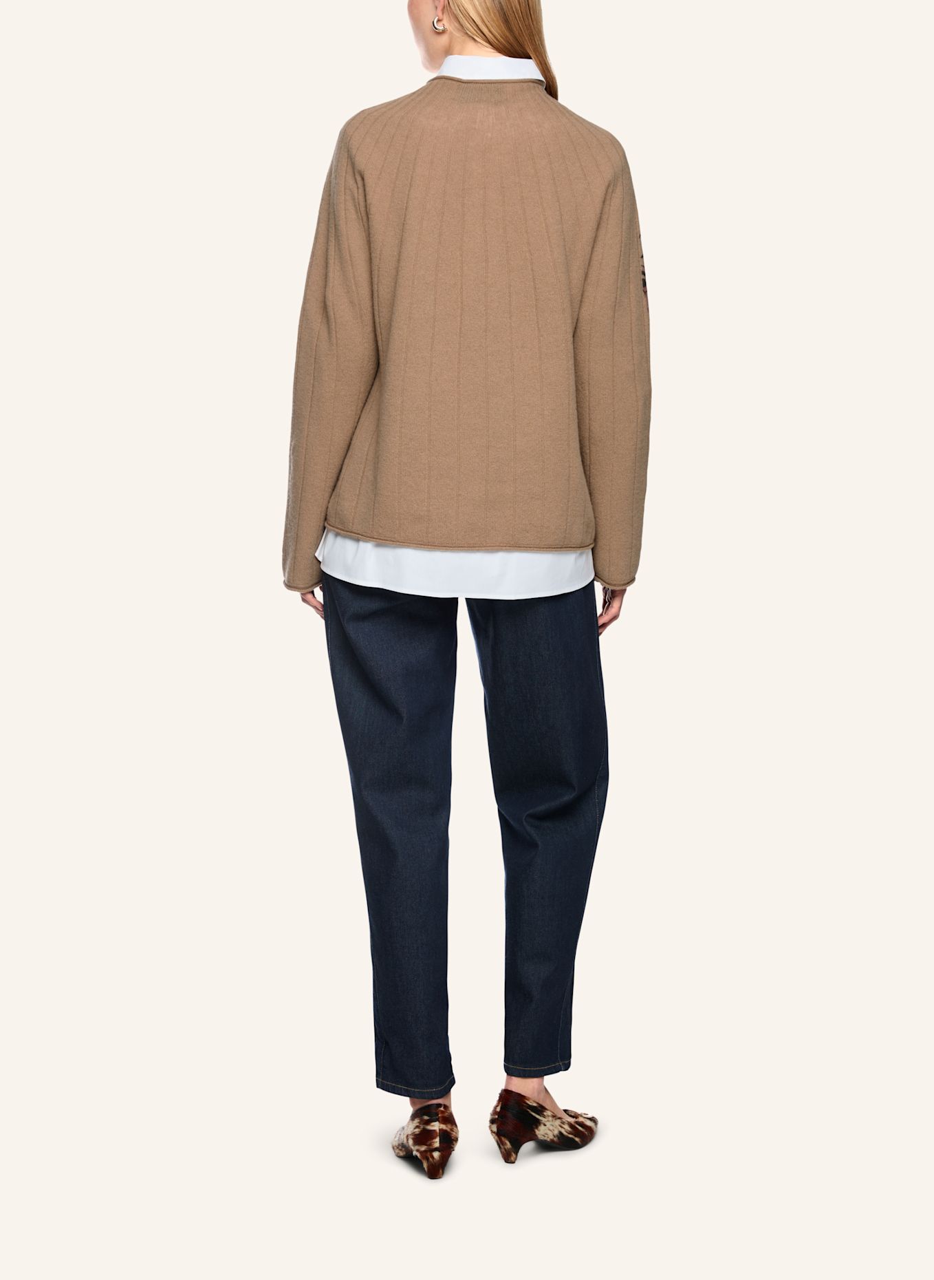 MARC CAIN Pullover: BRAUN