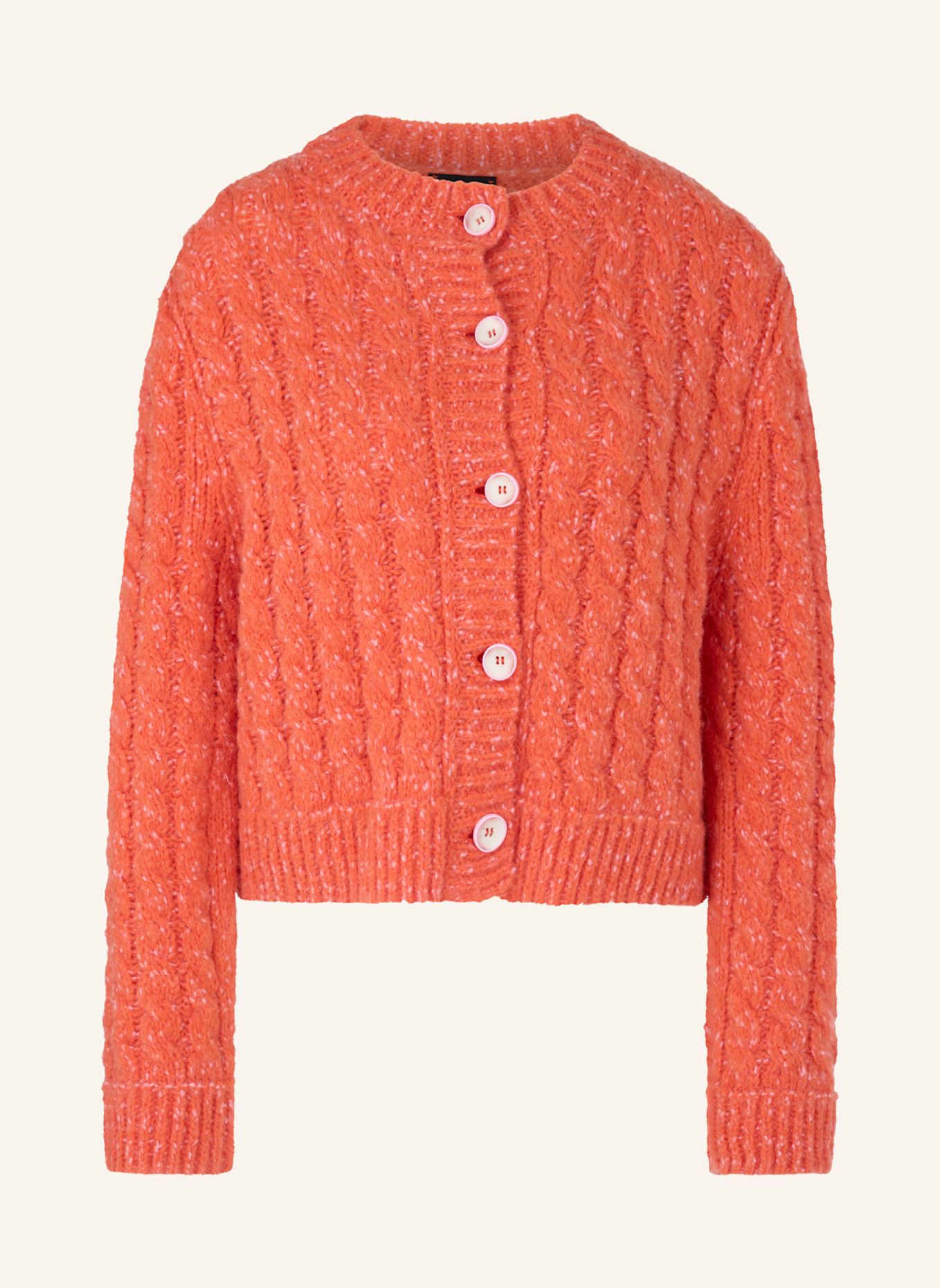 MARC CAIN Cardigan: ORANGE
