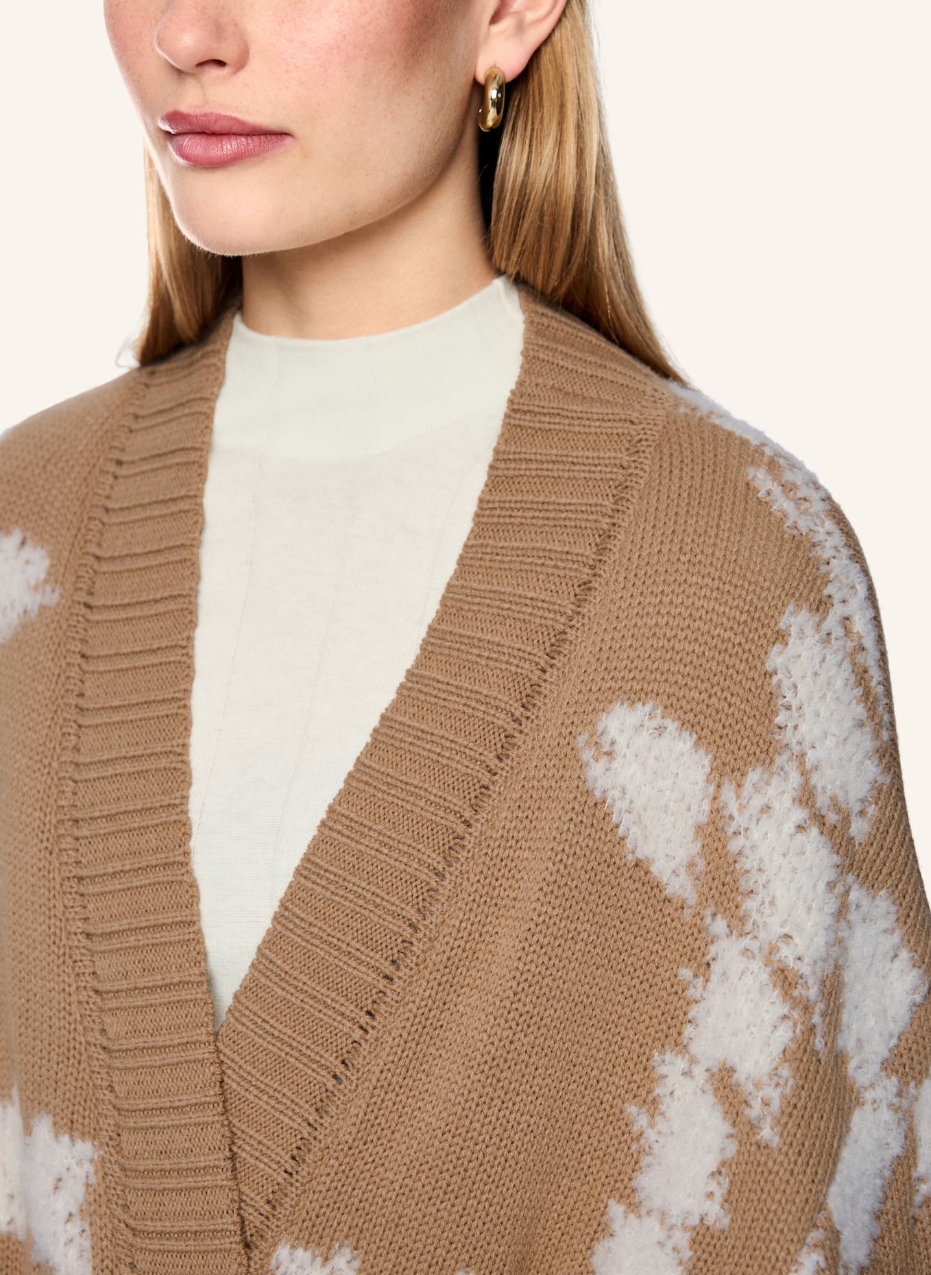 MARC CAIN Cardigan: BRAUN