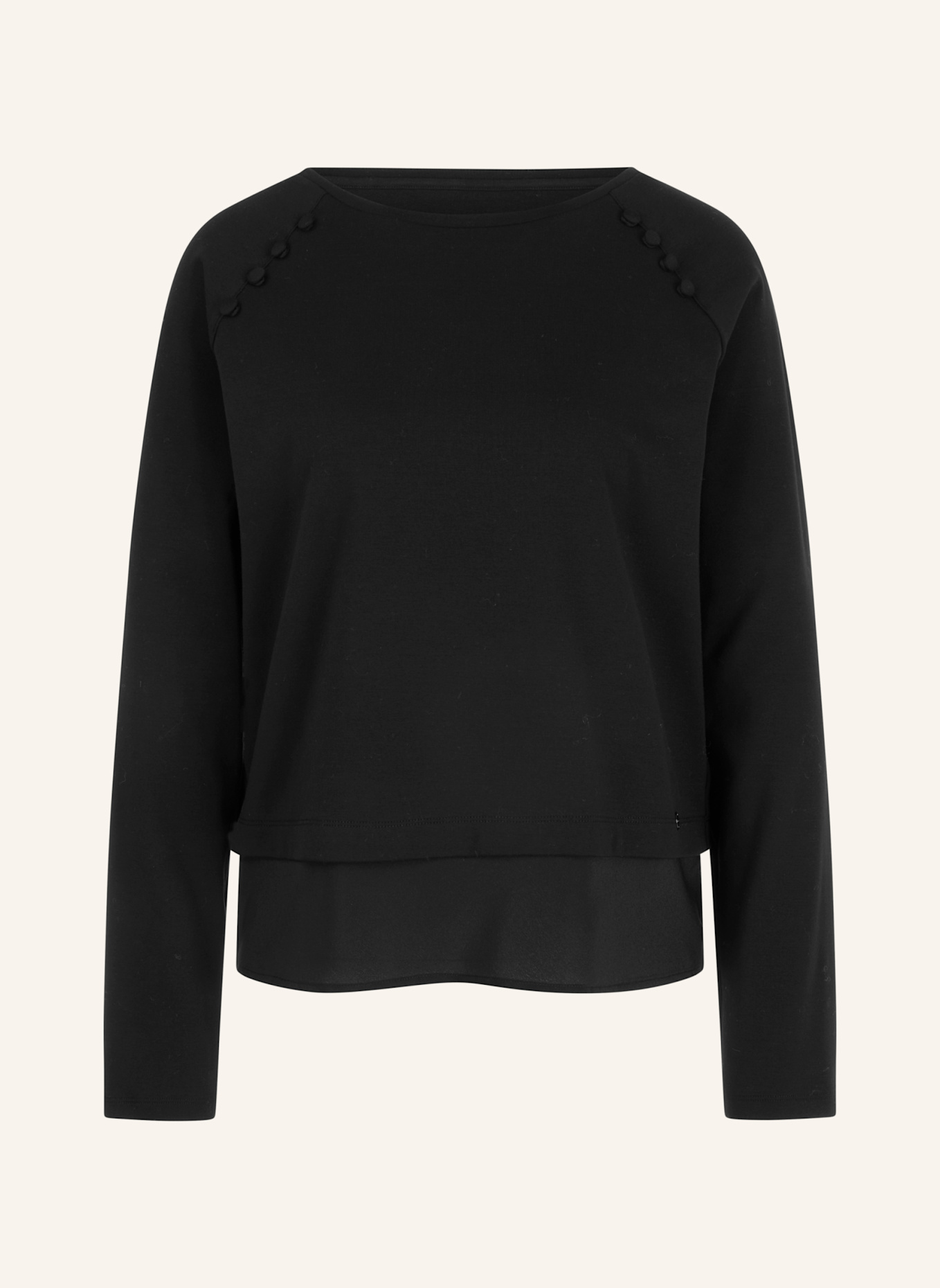 MARC CAIN T-Shirt: SCHWARZ